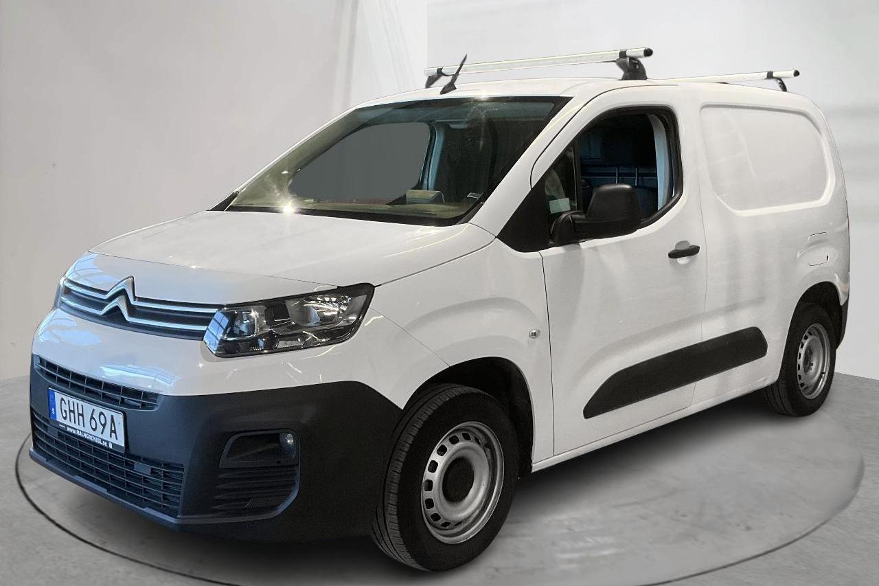 Citroen Berlingo 1.5 BlueHDi Skåp (75hk) - 121 740 km - Manuaalinen - valkoinen - 2019