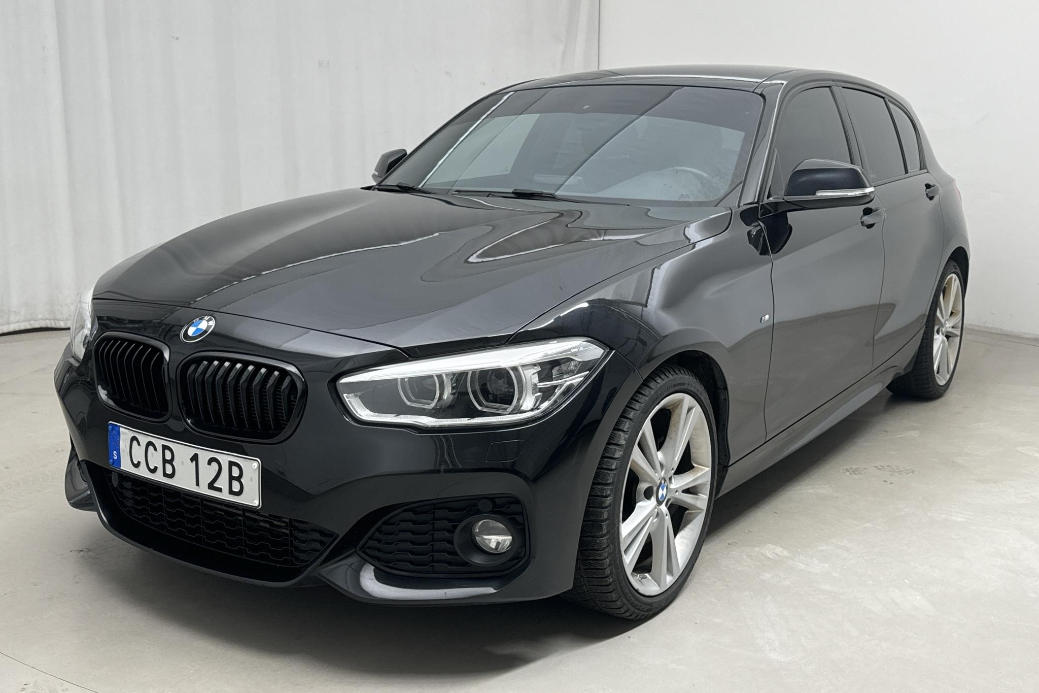 BMW 118i 5dr, F20 (136hk) - 7 457 mil - Manuell - svart - 2019