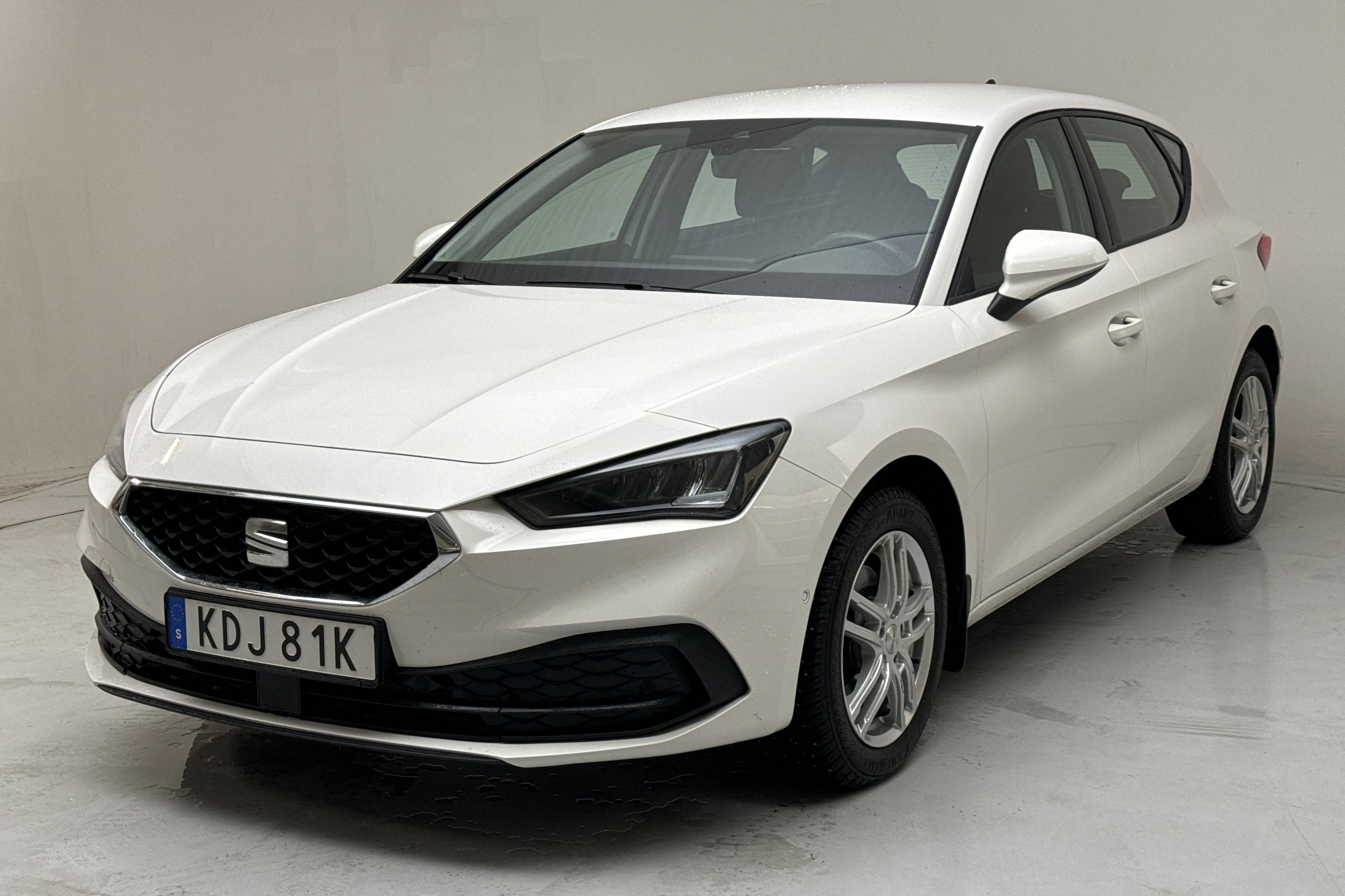 Seat Leon 2.0 TDI 5dr (150hk) - 13 490 km - Automatyczna - biały - 2021