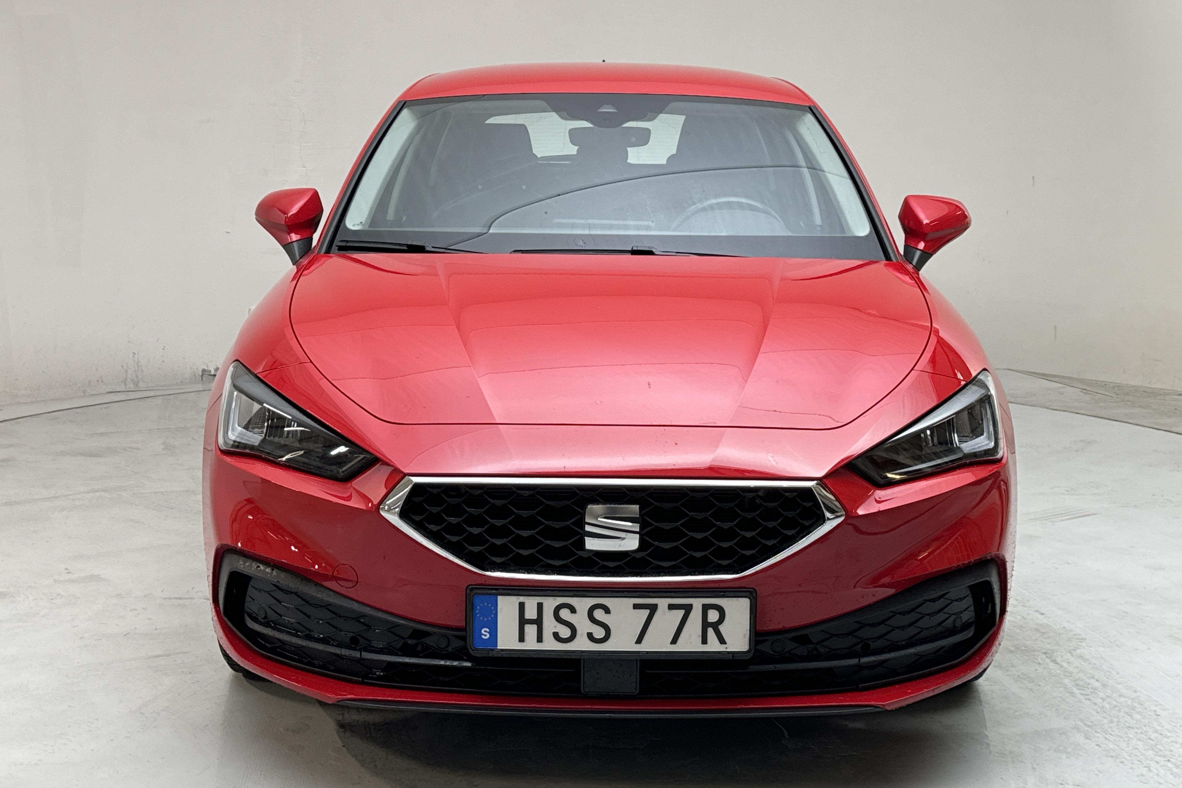 Seat Leon 2.0 TDI 5dr (150hk) - 28 100 km - Automatyczna - czerwony - 2021