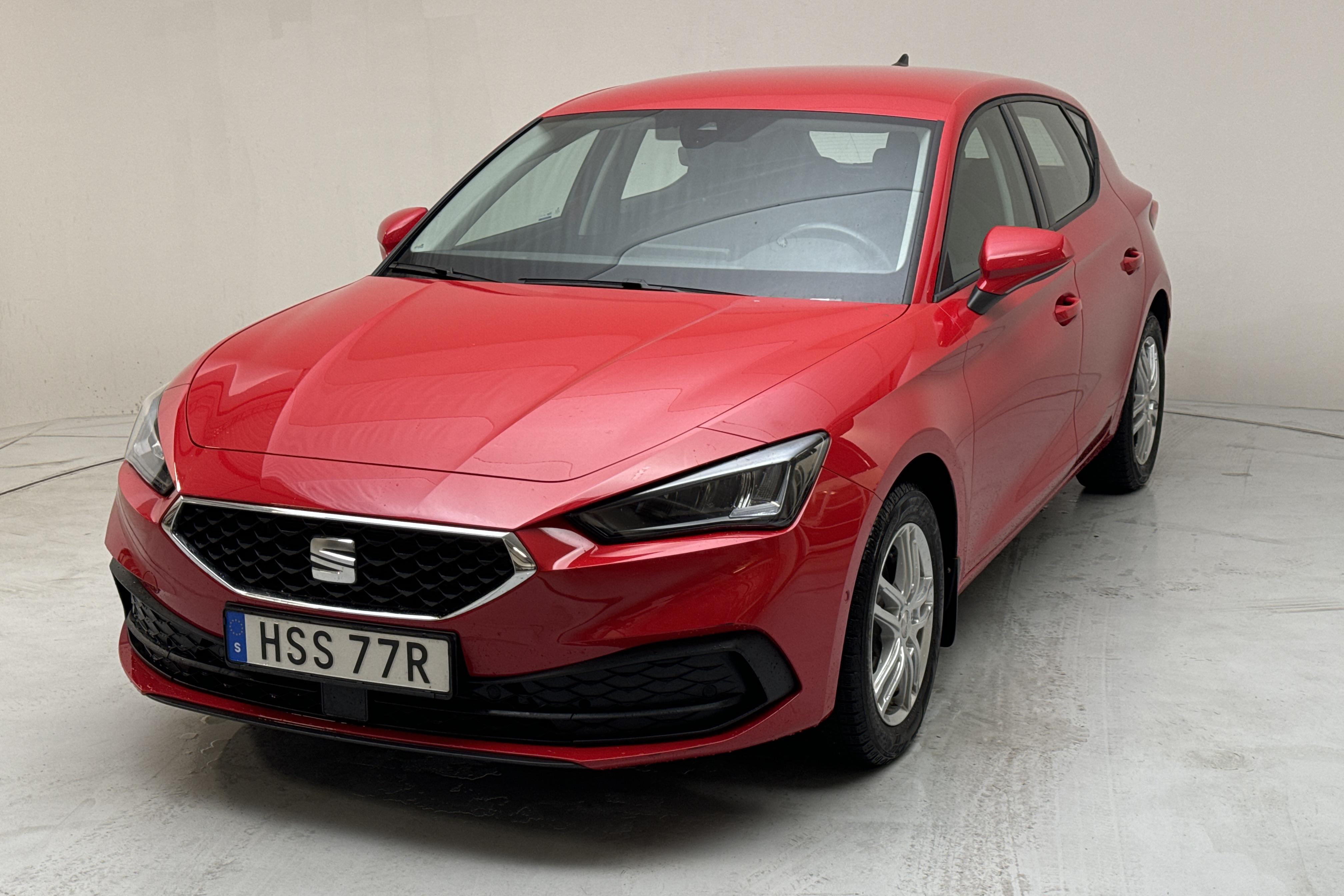 Seat Leon 2.0 TDI 5dr (150hk) - 28 100 km - Automatyczna - czerwony - 2021