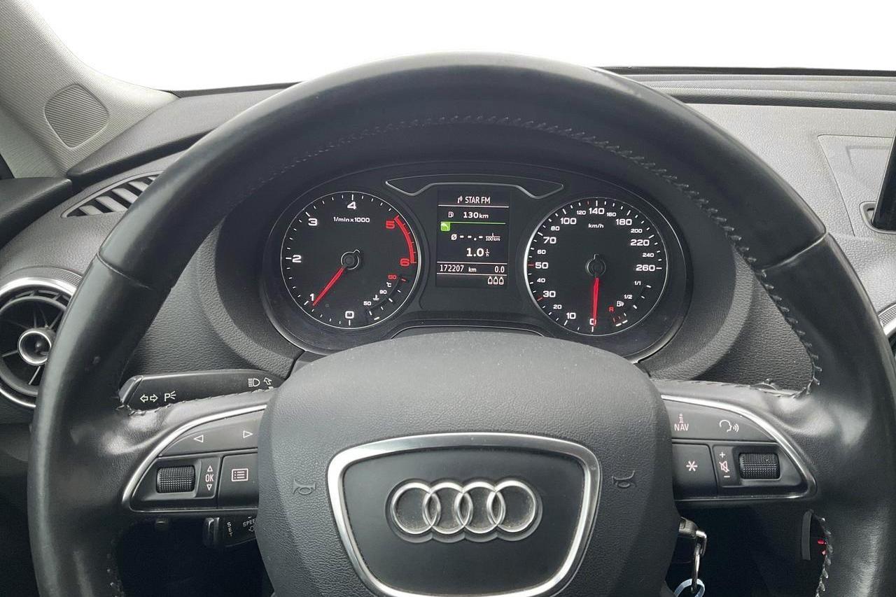 Audi A3 2.0 TDI Sportback quattro (150hk) - 172 200 km - Manualna - czarny - 2014