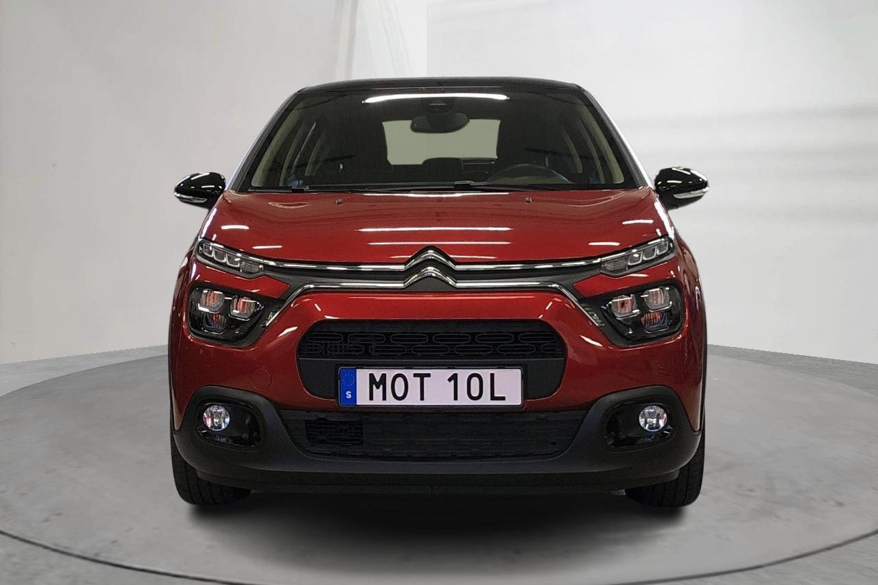 Citroen C3 PureTech (110hk) - 34 590 km - Automatyczna - czerwony - 2022