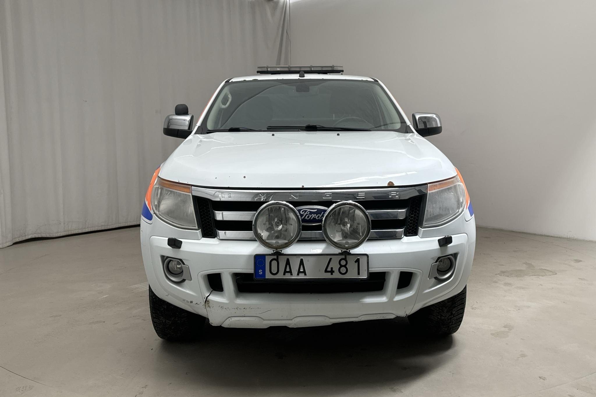 Ford Ranger 2.2 TDCi 4WD (150hk) - 204 510 km - Manualna - biały - 2014