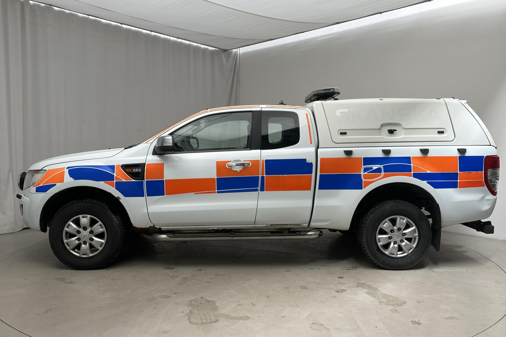 Ford Ranger 2.2 TDCi 4WD (150hk) - 204 510 km - Manualna - biały - 2014