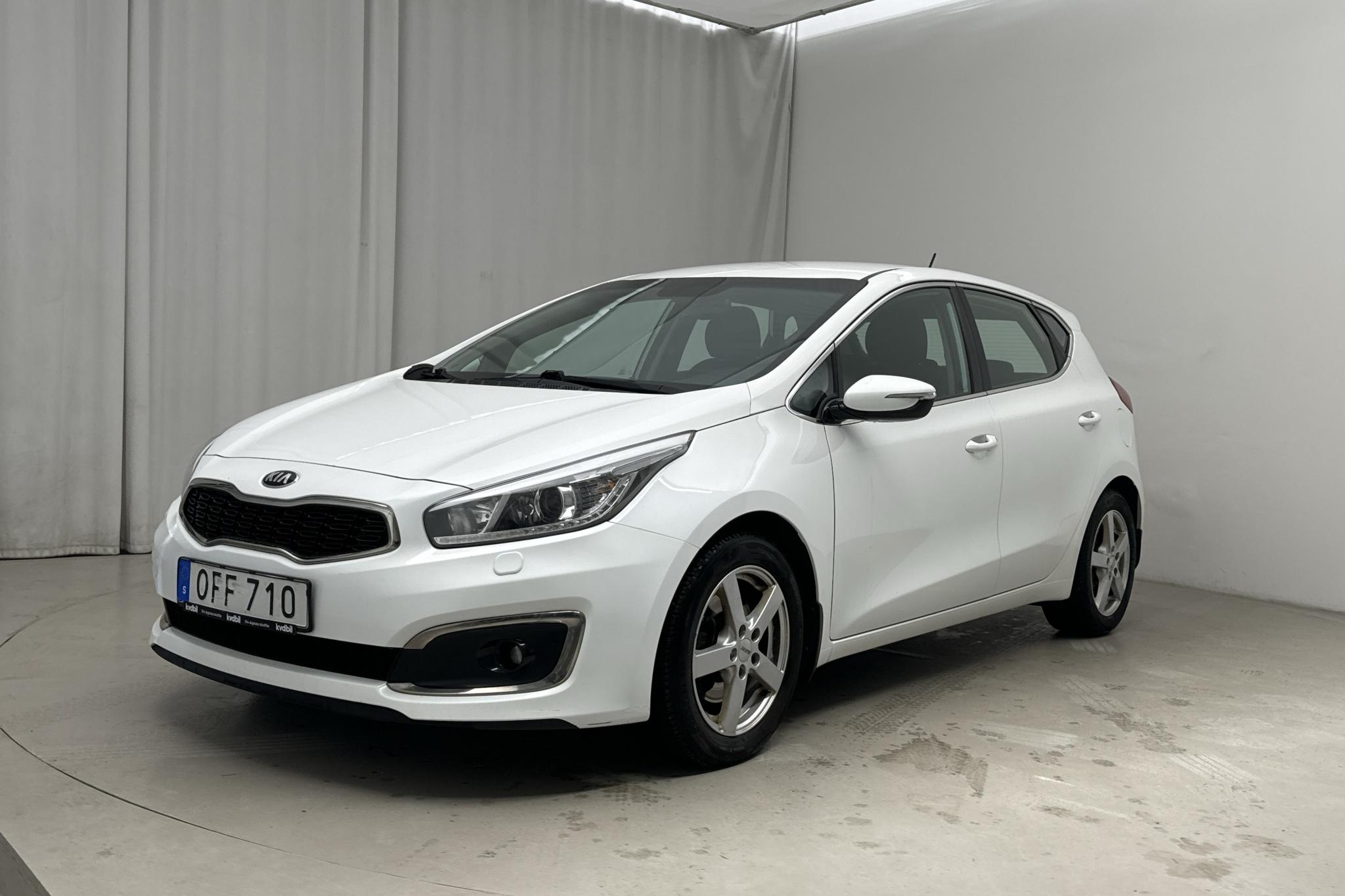 KIA Cee'd 1.6 CRDi 5dr (136hk) - 124 670 km - Automatic - white - 2016