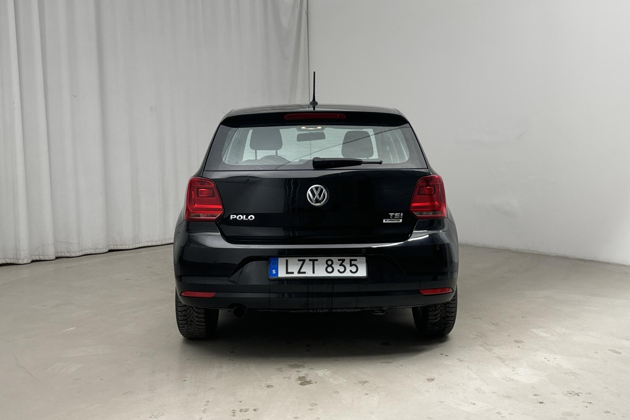 VW Polo 1.2 TSI 5dr (90hk) - 99 570 km - Automaattinen - musta - 2016