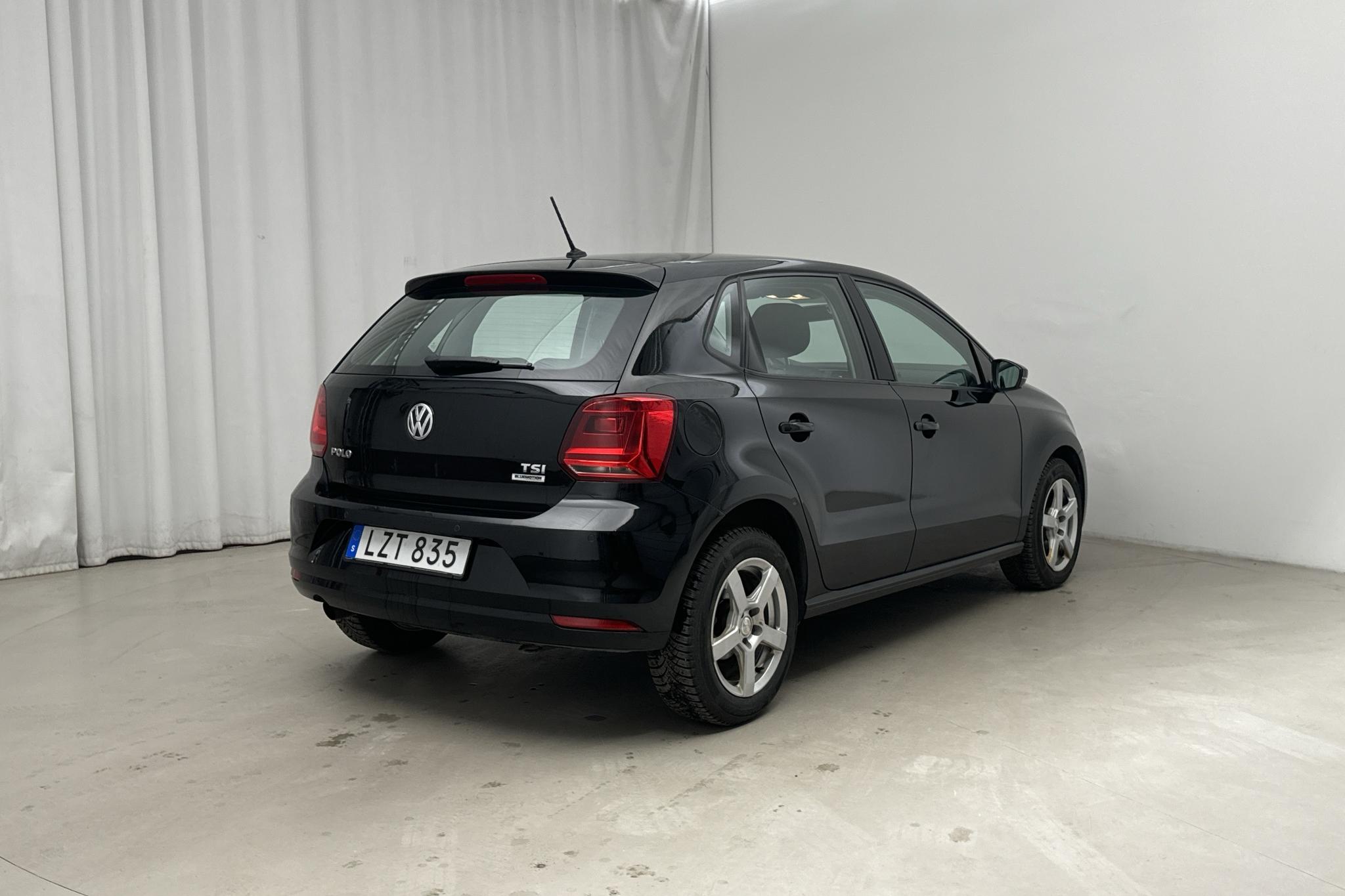 VW Polo 1.2 TSI 5dr (90hk) - 99 570 km - Automaattinen - musta - 2016