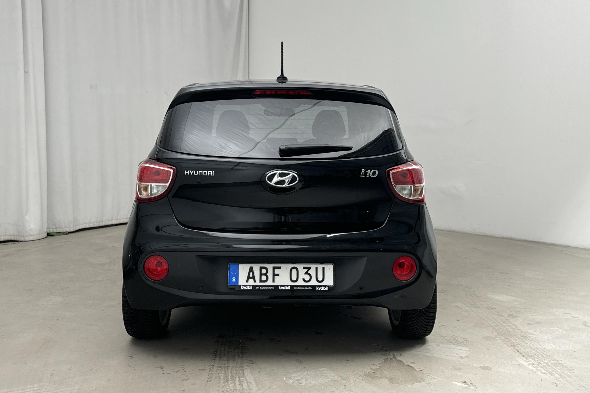 Hyundai i10 1.25 (87hk) - 7 440 km - Automatyczna - czarny - 2019