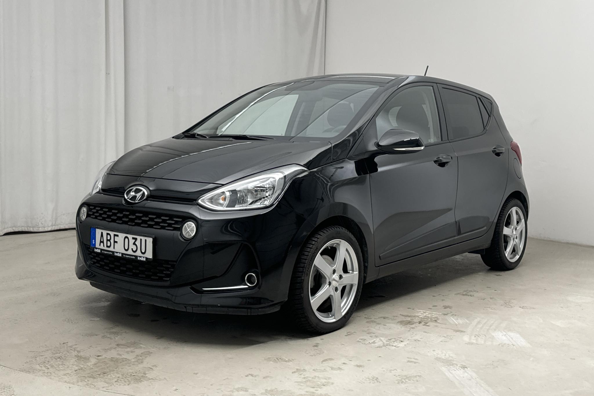 Hyundai i10 1.25 (87hk) - 7 440 km - Automatyczna - czarny - 2019