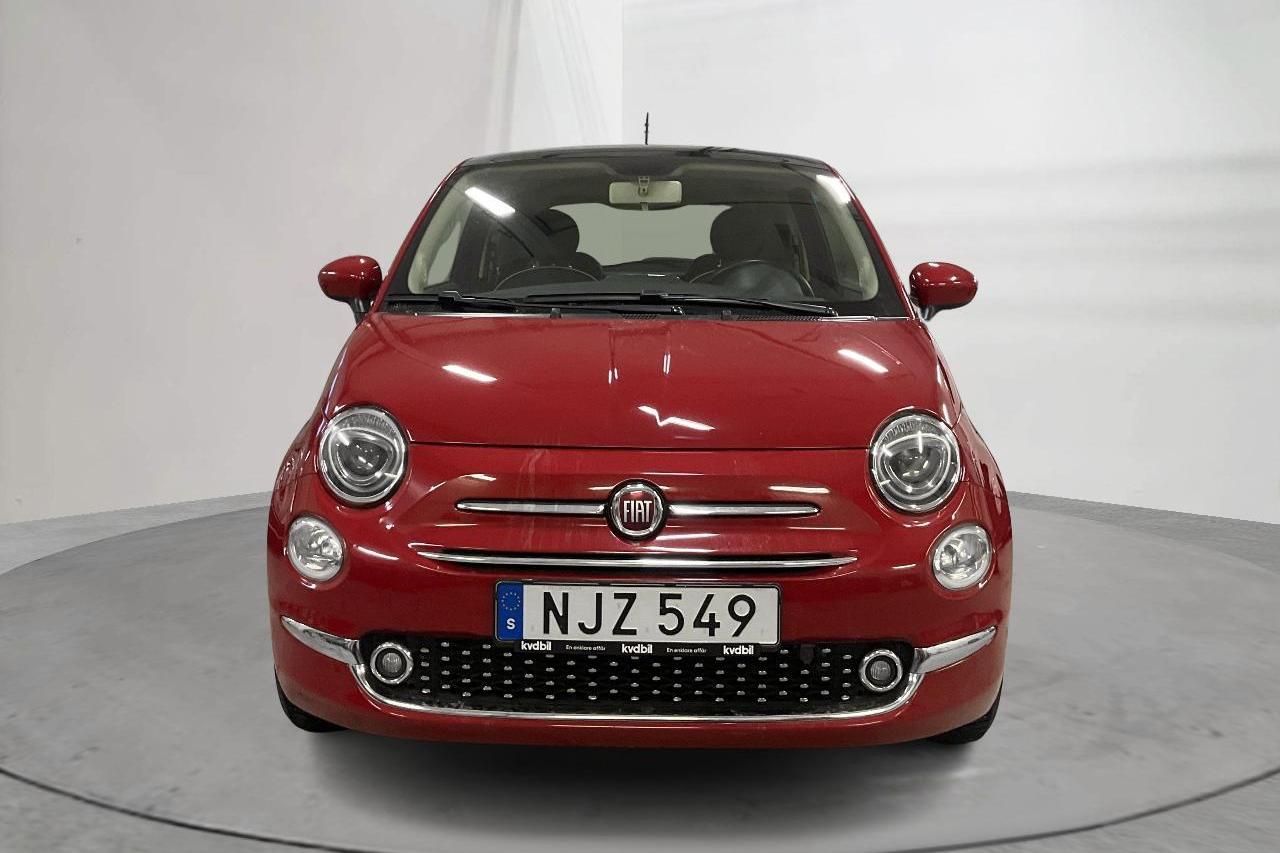 Fiat 500 1.2 (69hk) - 55 950 km - Manuaalinen - punainen - 2016