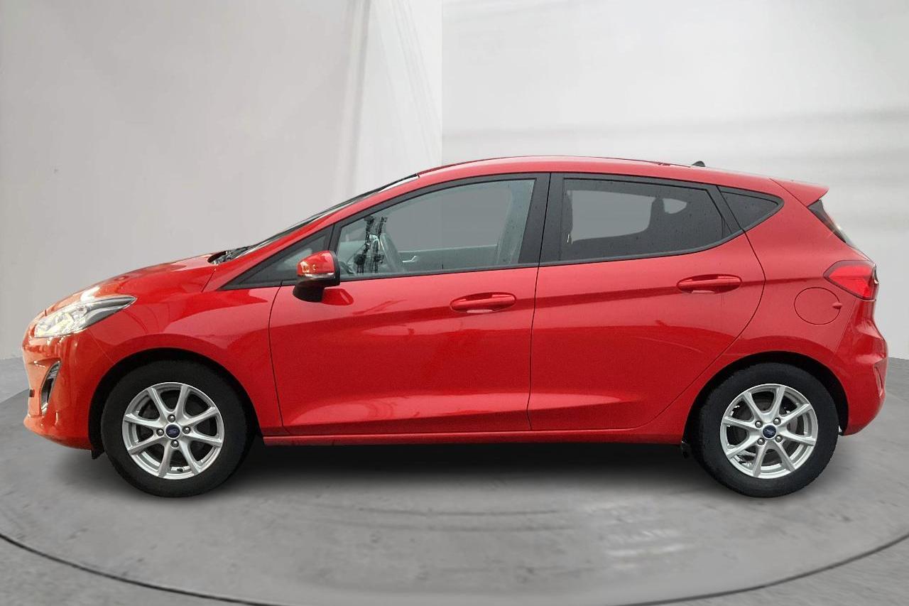 Ford Fiesta 1.0T EcoBoost 5dr (100hk) - 45 480 km - Manuaalinen - punainen - 2020