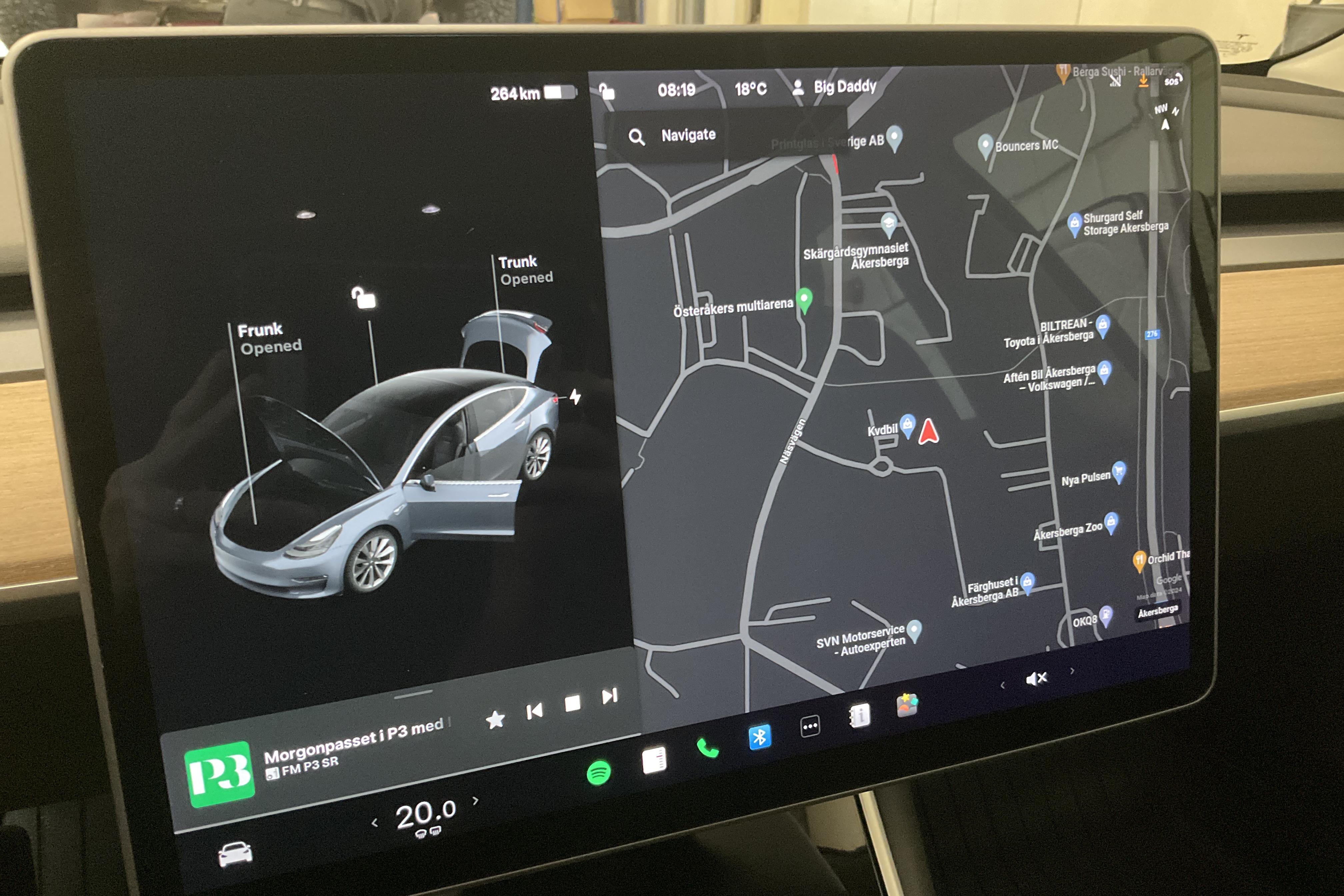 Tesla Model 3 Long Range Dual Motor AWD - 3 295 mil - Automat - grå - 2020