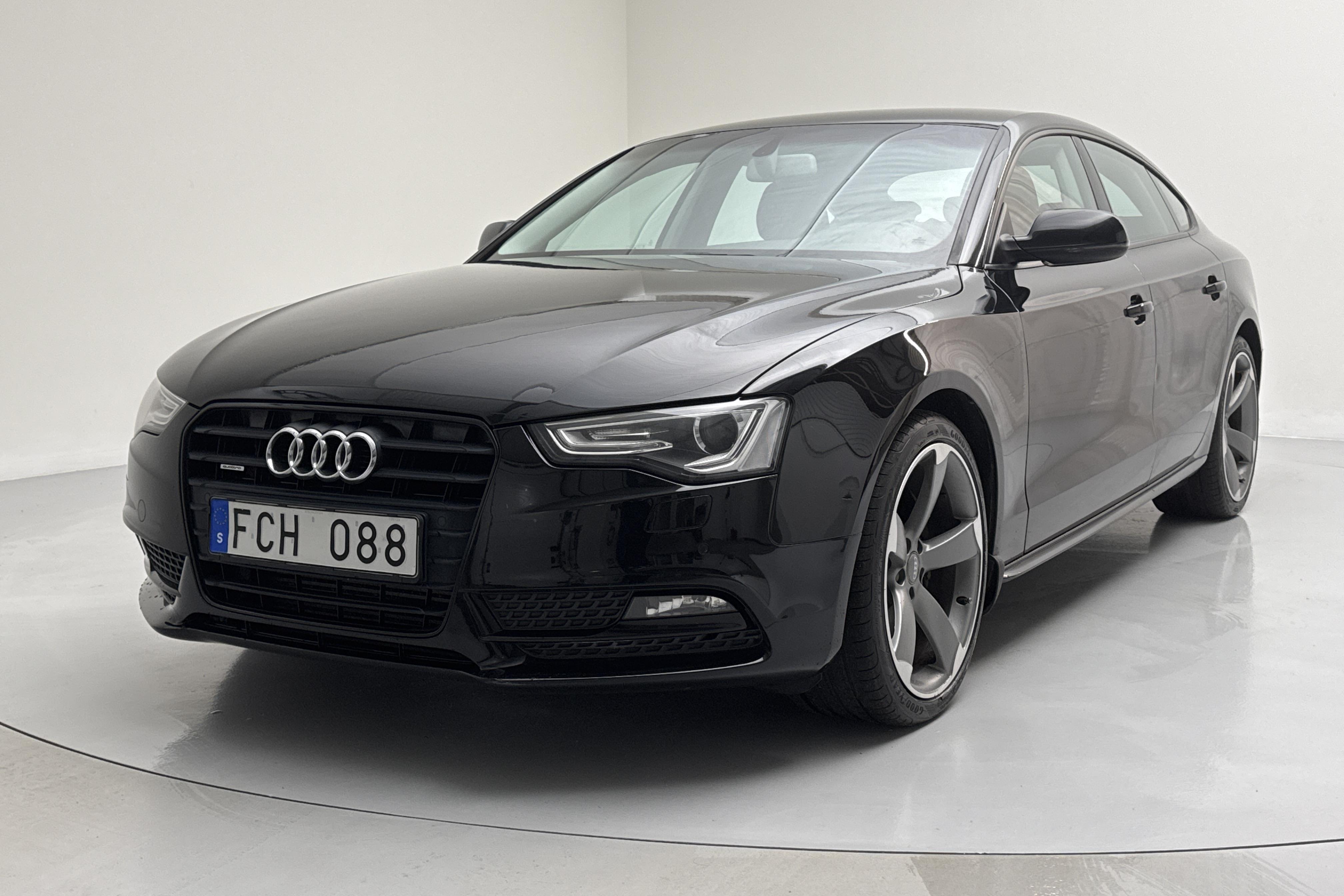 Audi A5 2.0 TFSI Sportback quattro (211hk) - 224 880 km - Automatyczna - czarny - 2012