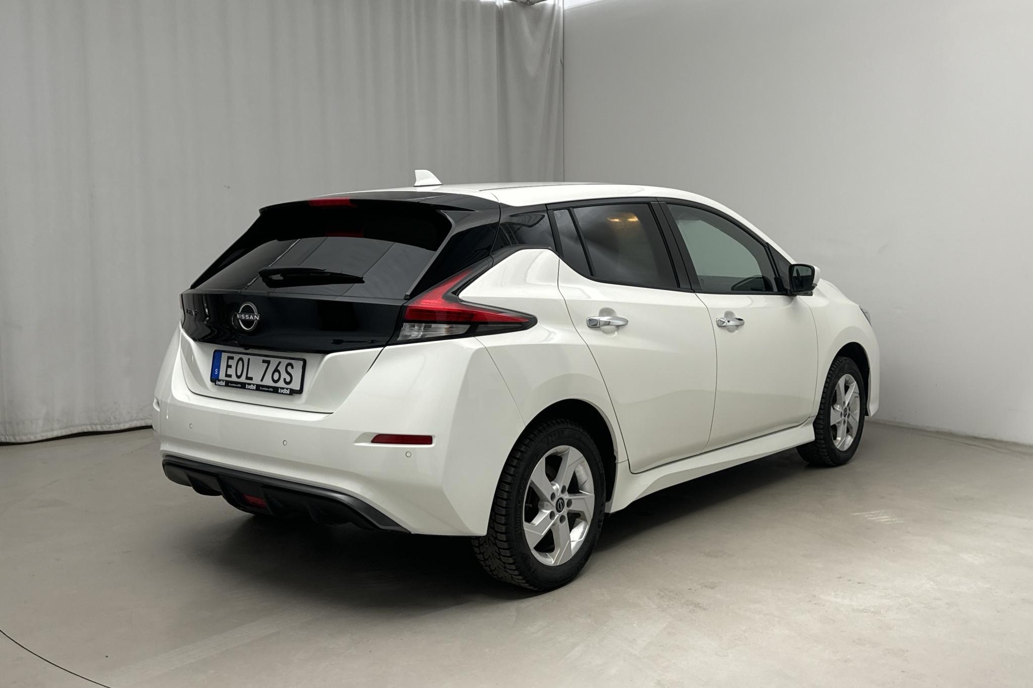 Nissan LEAF 5dr 59 kWh (214hk) - 27 630 km - Automaatne - valge - 2022