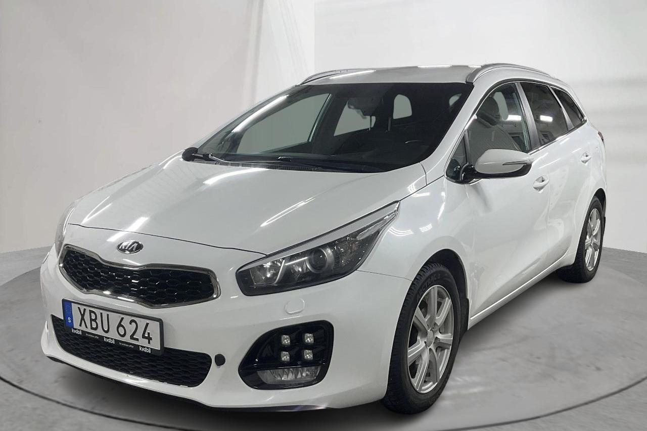 KIA Cee'd 1.6 CRDi SW (136hk) - 131 910 km - Manualna - biały - 2016