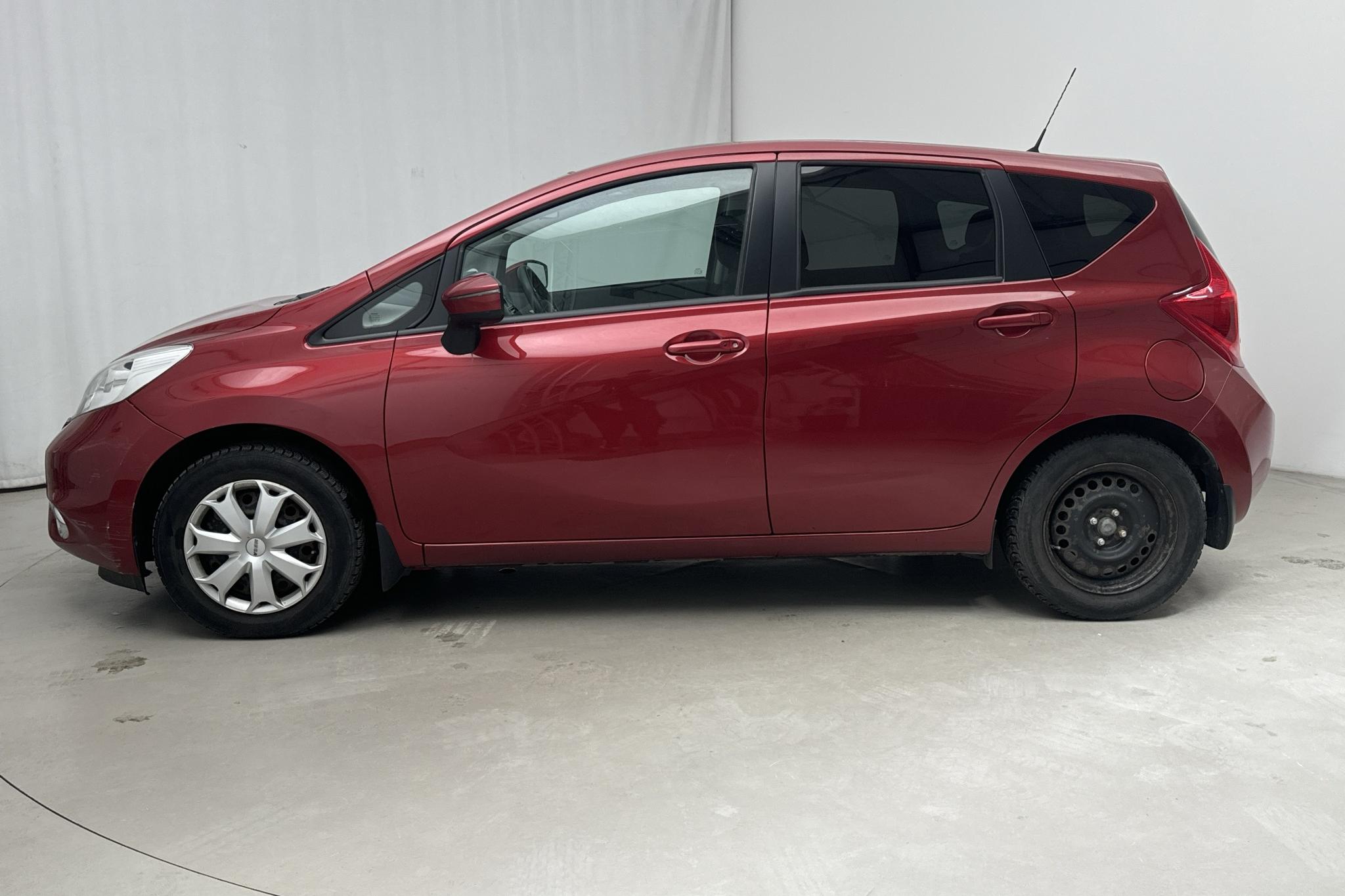 Nissan Note 1.2 (80hk) - 66 140 km - Käsitsi - Dark Red - 2014