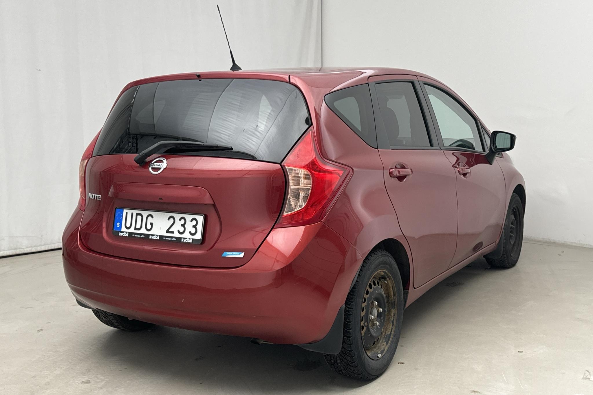 Nissan Note 1.2 (80hk) - 66 140 km - Käsitsi - Dark Red - 2014