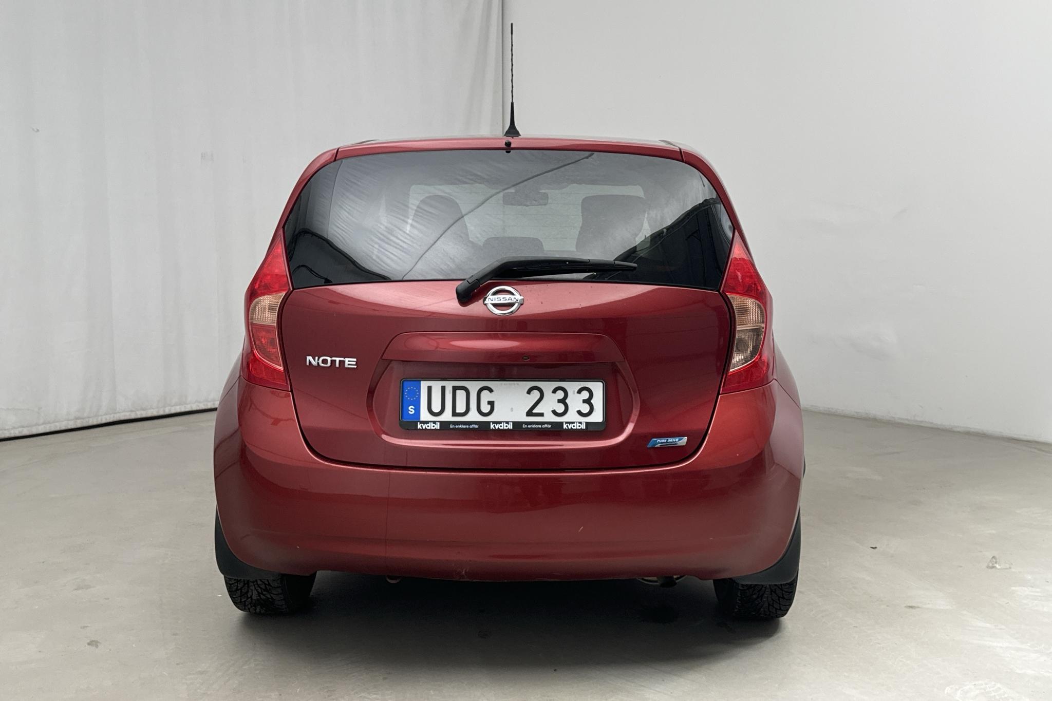 Nissan Note 1.2 (80hk) - 66 140 km - Käsitsi - Dark Red - 2014