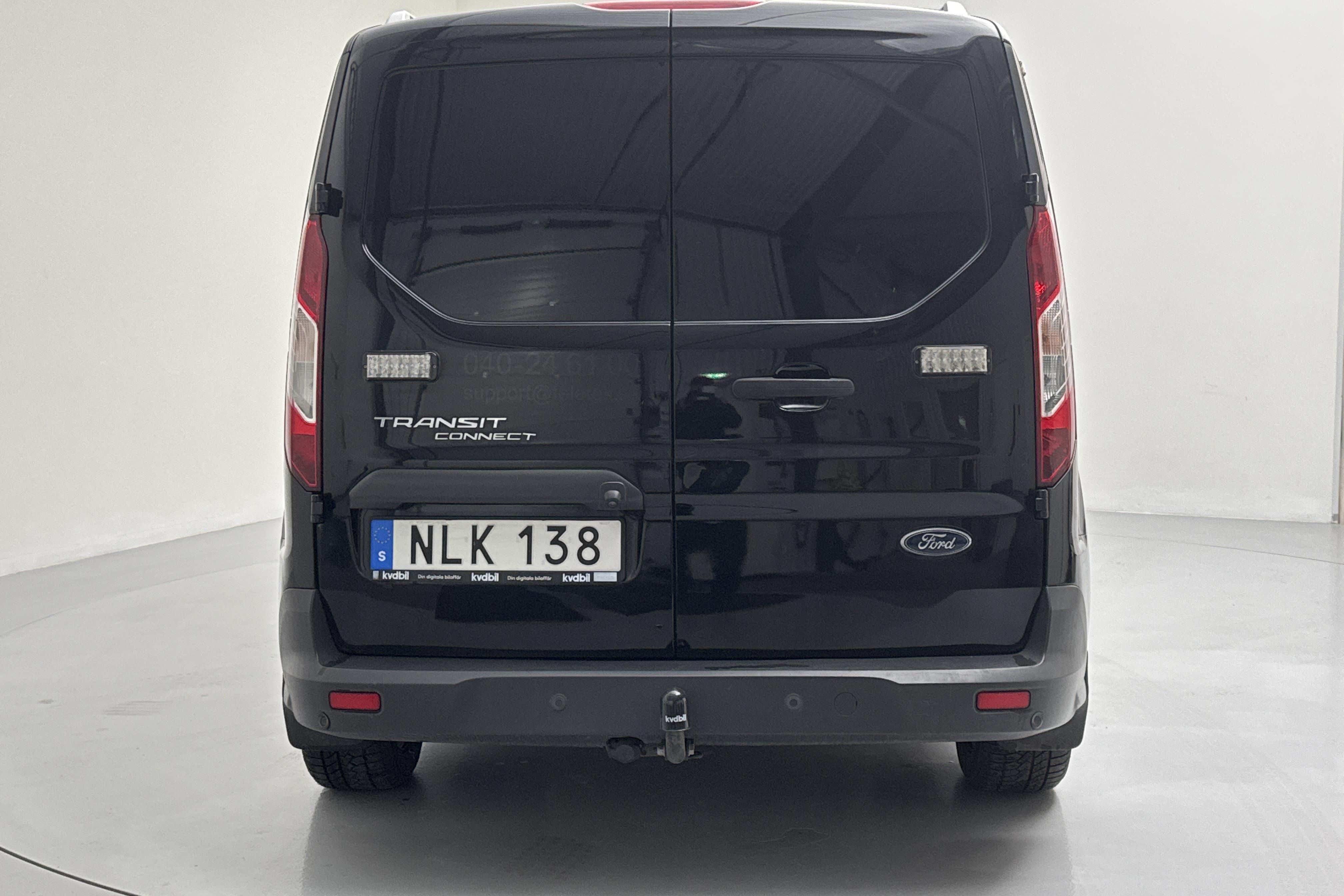 Ford Transit Connect 1.5 TDCi (120hk) - 43 140 km - Automaattinen - musta - 2018