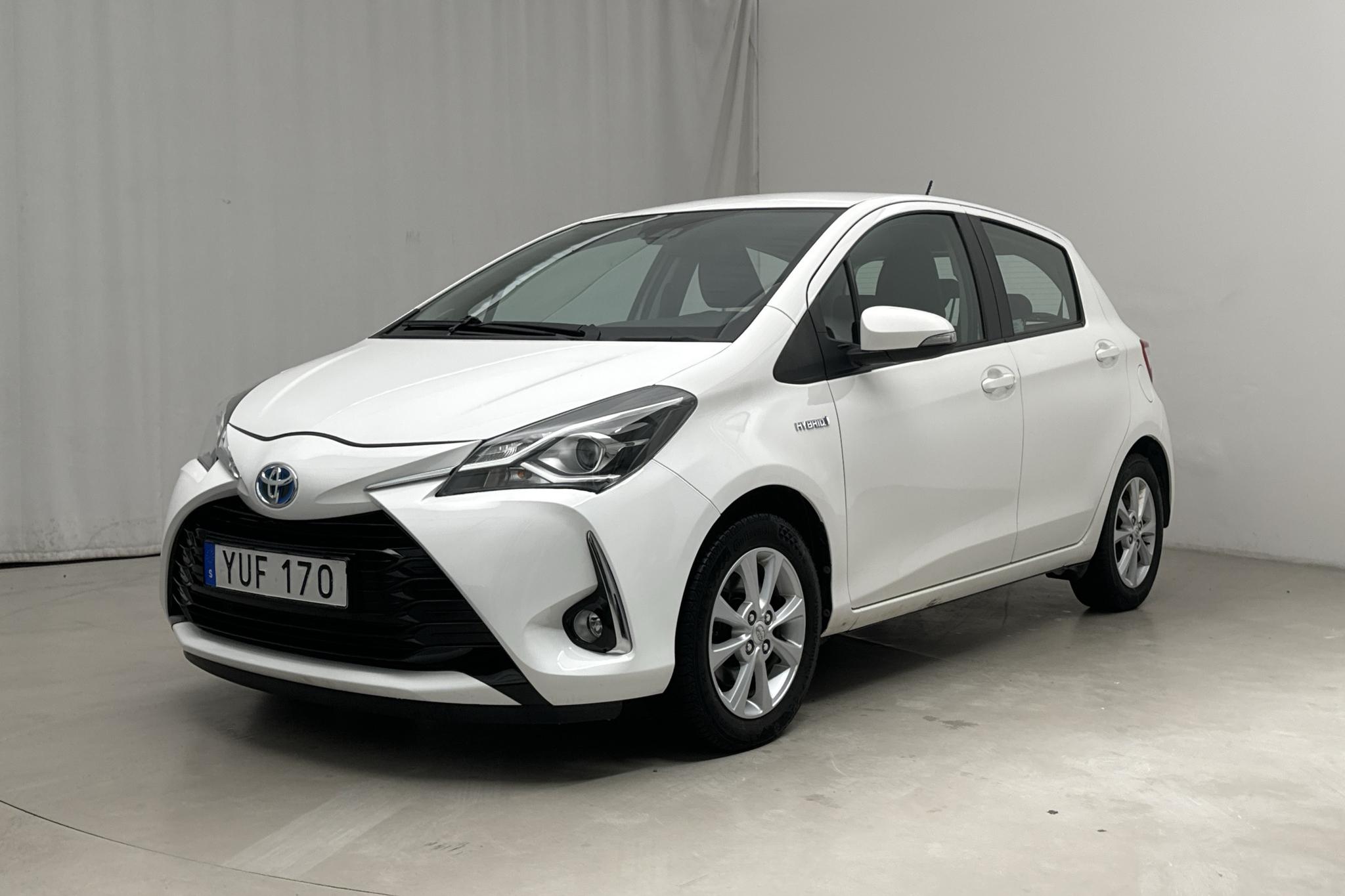 Toyota Yaris 1.5 Hybrid 5dr (101hk) - 14 521 mil - Automat - vit - 2018