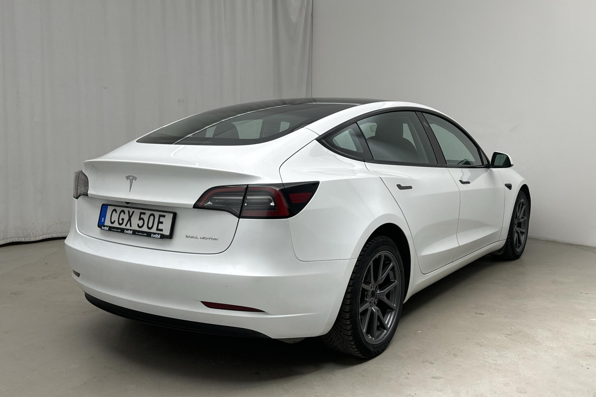 Tesla Model 3 Long Range Dual Motor AWD - 60 100 km - Automatyczna - biały - 2023