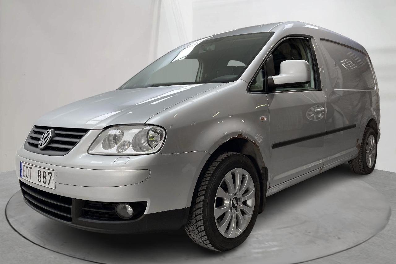 VW Caddy 2.0 TDI Maxi Skåp (140hk) - 177 480 km - Manuaalinen - hopea - 2008