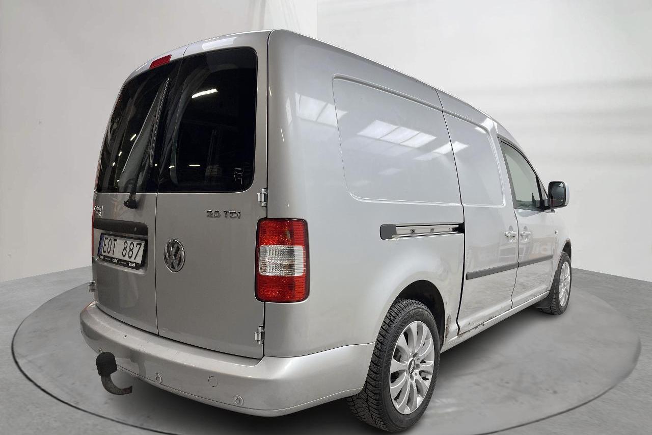 VW Caddy 2.0 TDI Maxi Skåp (140hk) - 177 480 km - Manuaalinen - hopea - 2008