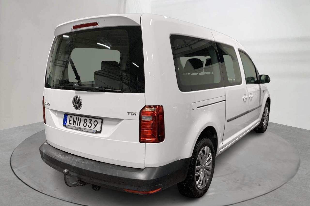 VW Caddy Maxi Life 2.0 TDI (102hk) - 21 540 mil - Manuell - vit - 2017