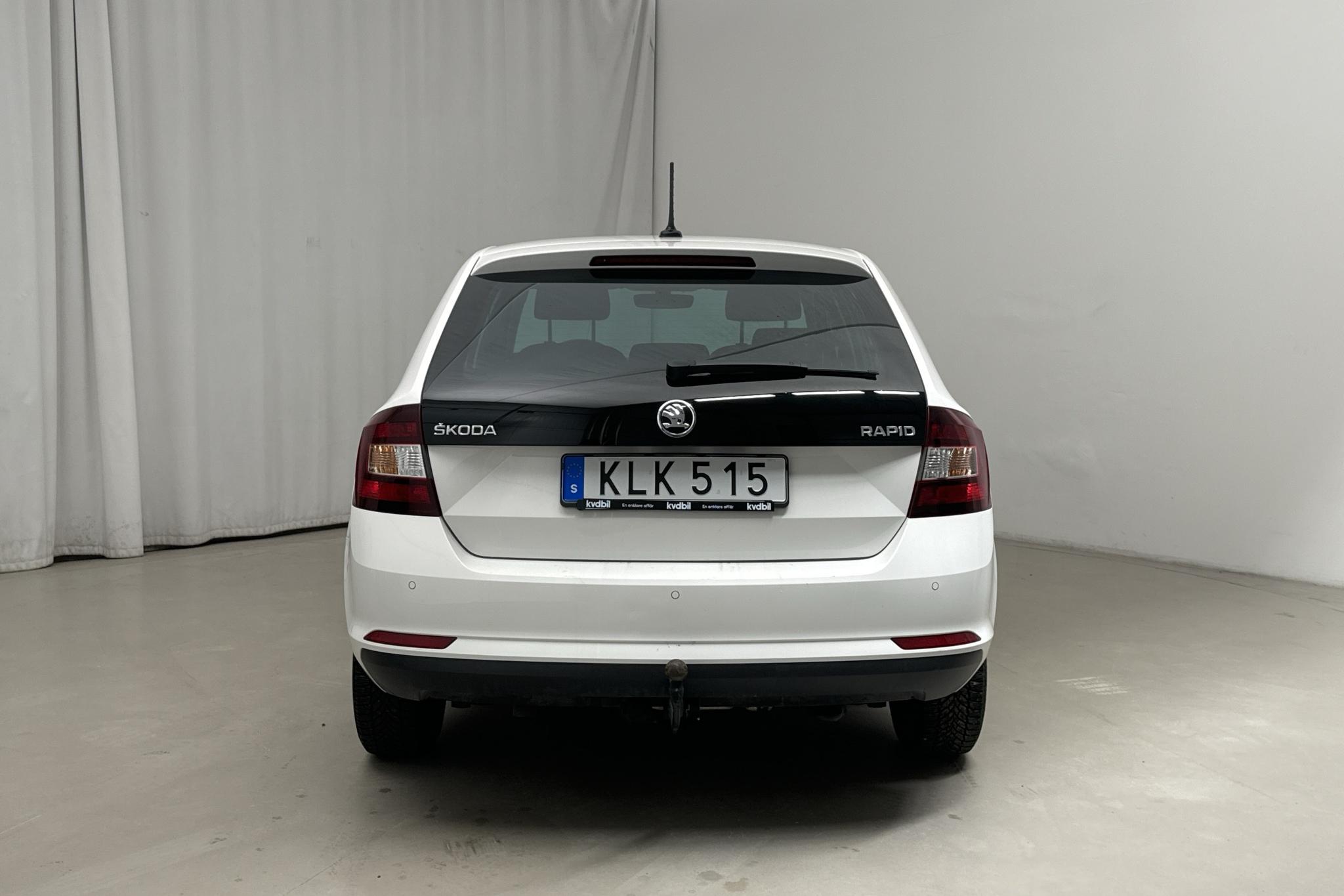 Skoda Rapid 1.4 TDI Spaceback (90hk) - 6 658 mil - Manuell - vit - 2018