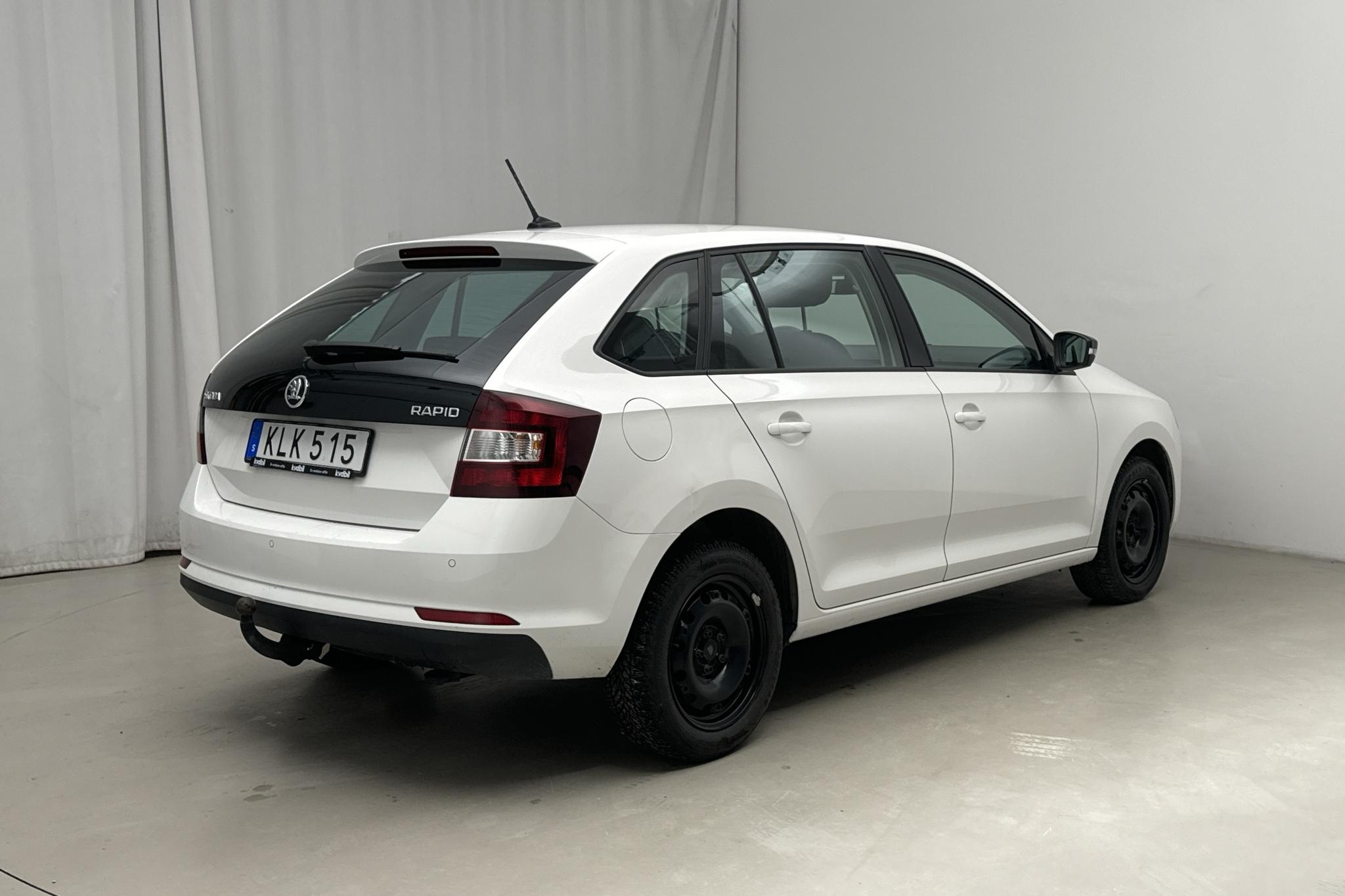 Skoda Rapid 1.4 TDI Spaceback (90hk) - 6 658 mil - Manuell - vit - 2018