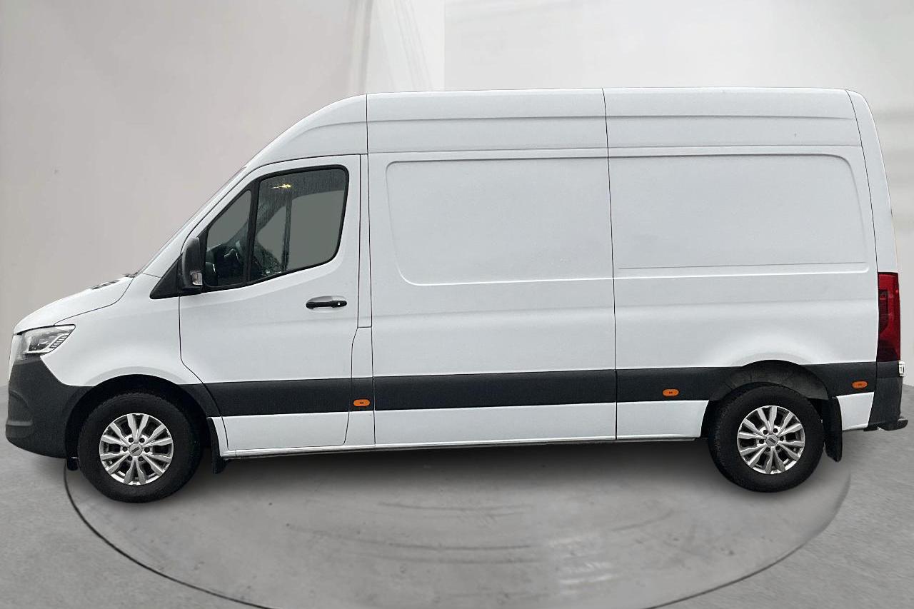 Mercedes Sprinter 314 CDI Skåp 2WD (143hk) - 43 525 mil - Automat - vit - 2020