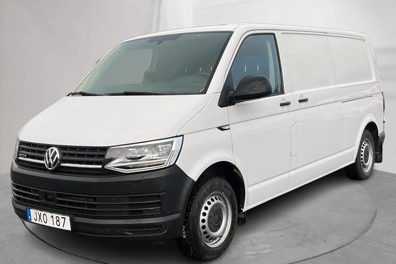 VW Transporter T6 2.0 TDI BMT Skåp 4MOTION (150hk) - 32 700 km - Automatyczna - biały - 2019