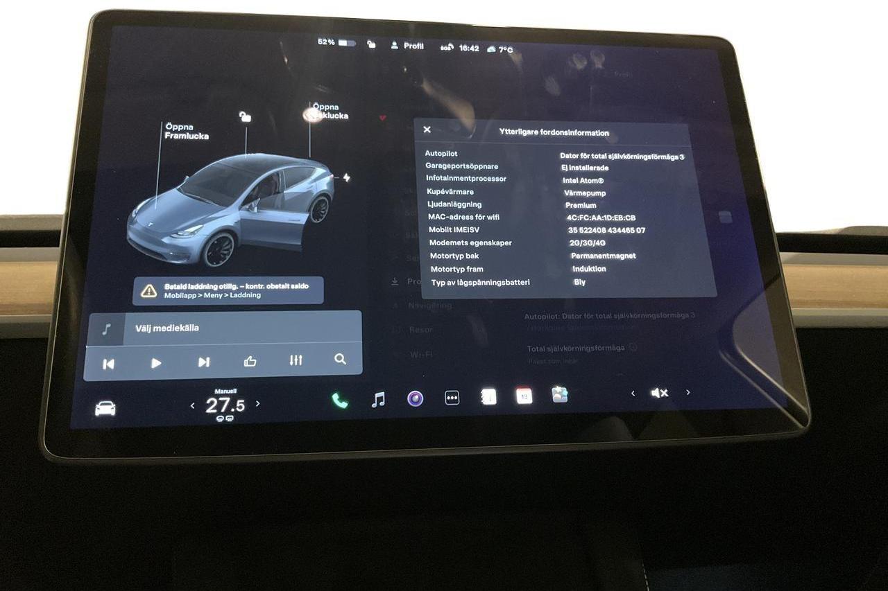 Tesla Model Y Long Range Dual Motor AWD - 34 460 km - Automatic - gray - 2021