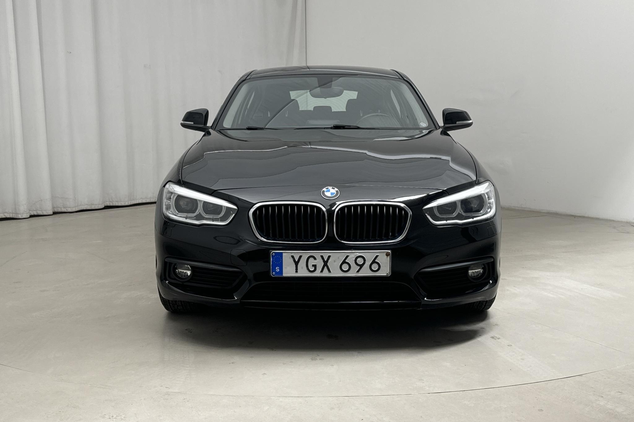 BMW 118i 5dr, F20 (136hk) - 130 020 km - Manual - black - 2017