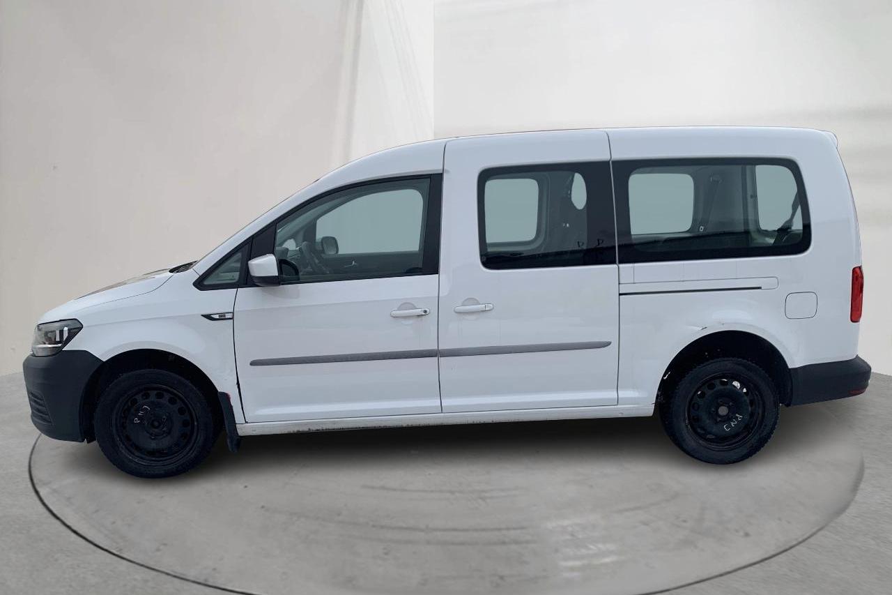 VW Caddy 2.0 TDI Maxi Life (102hk) - 106 350 km - Automaattinen - valkoinen - 2019