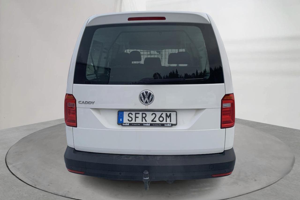 VW Caddy 2.0 TDI Maxi Life (102hk) - 106 350 km - Automaattinen - valkoinen - 2019