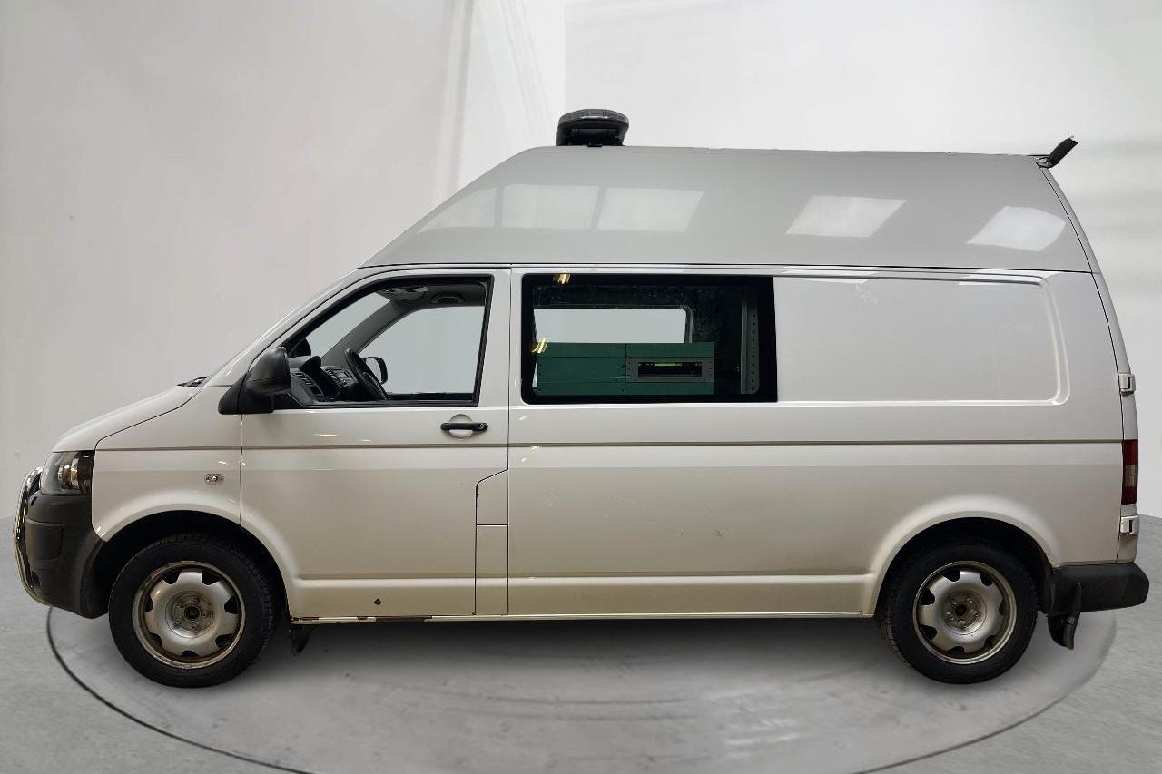 VW Transporter T5 2.0 TDI 4MOTION (180hk) - 232 830 km - Manuaalinen - valkoinen - 2014