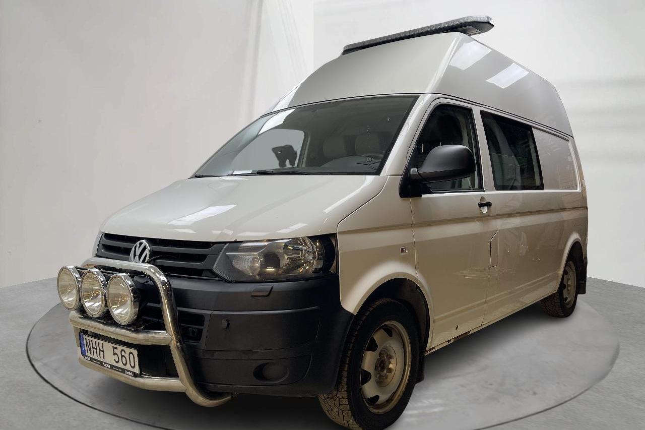 VW Transporter T5 2.0 TDI 4MOTION (180hk) - 232 830 km - Manuaalinen - valkoinen - 2014