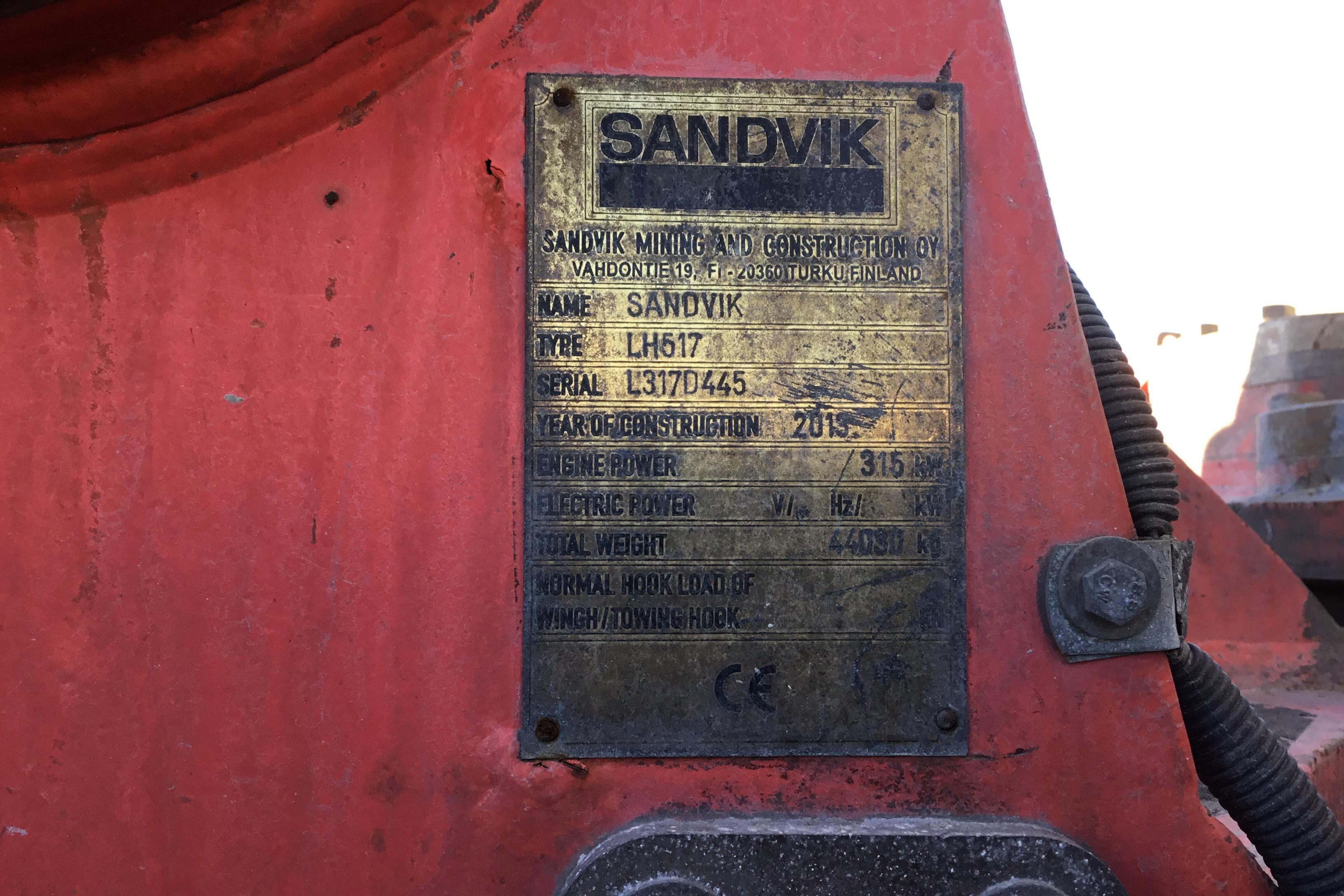 SANDVIK LH517 Gruvlastare -  - Manuaalinen - 2013