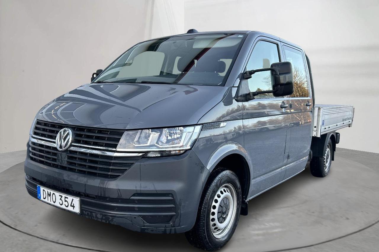 VW Transporter Pickup T6.1 TDI (110hk) - 6 058 mil - Manuell - grå - 2021