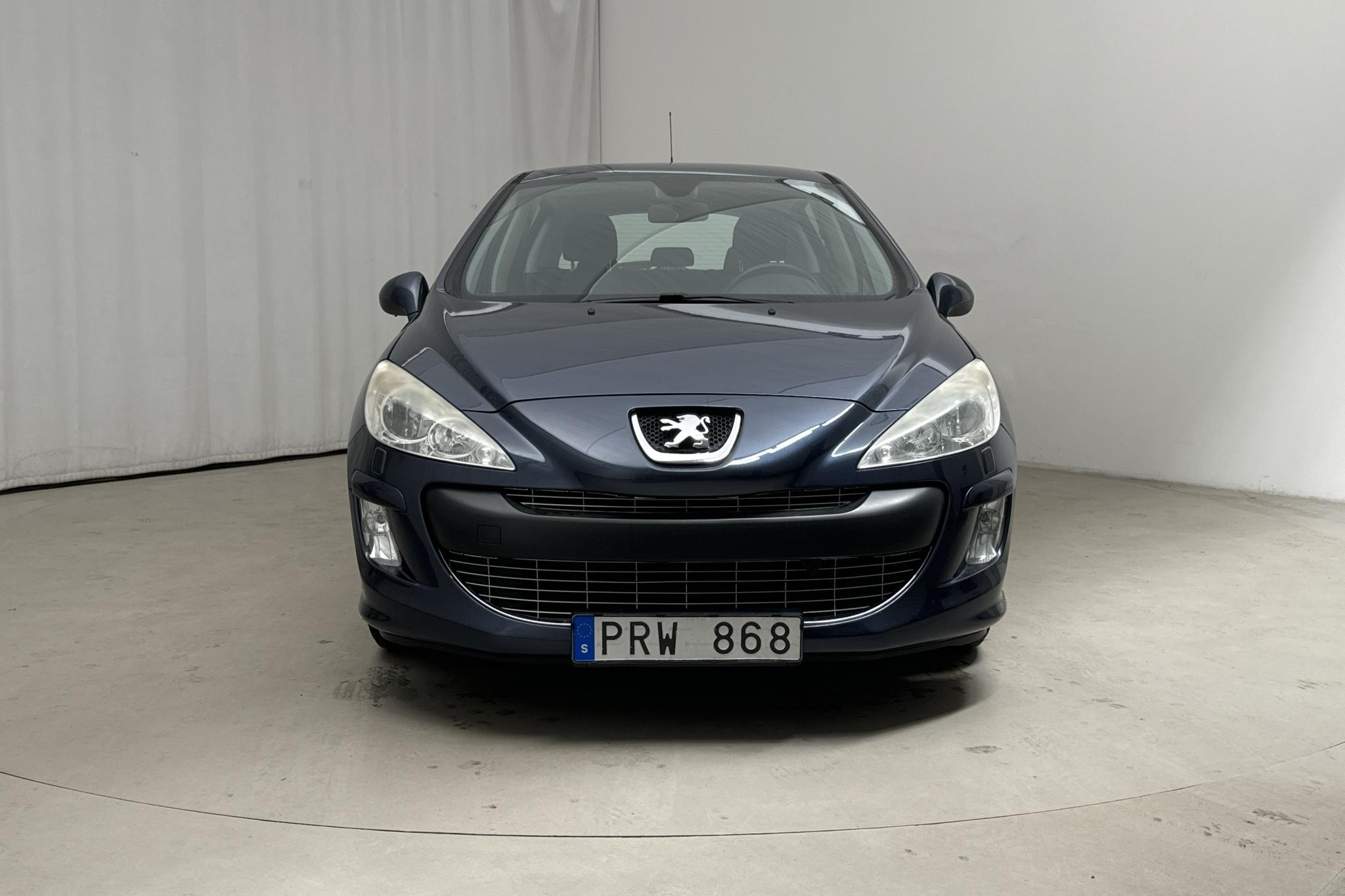 Peugeot 308 1.6 Turbo 5dr (150hk) - 157 100 km - Manualna - Dark Blue - 2008