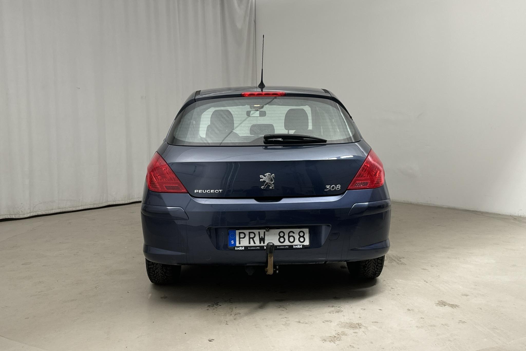 Peugeot 308 1.6 Turbo 5dr (150hk) - 157 100 km - Manualna - Dark Blue - 2008