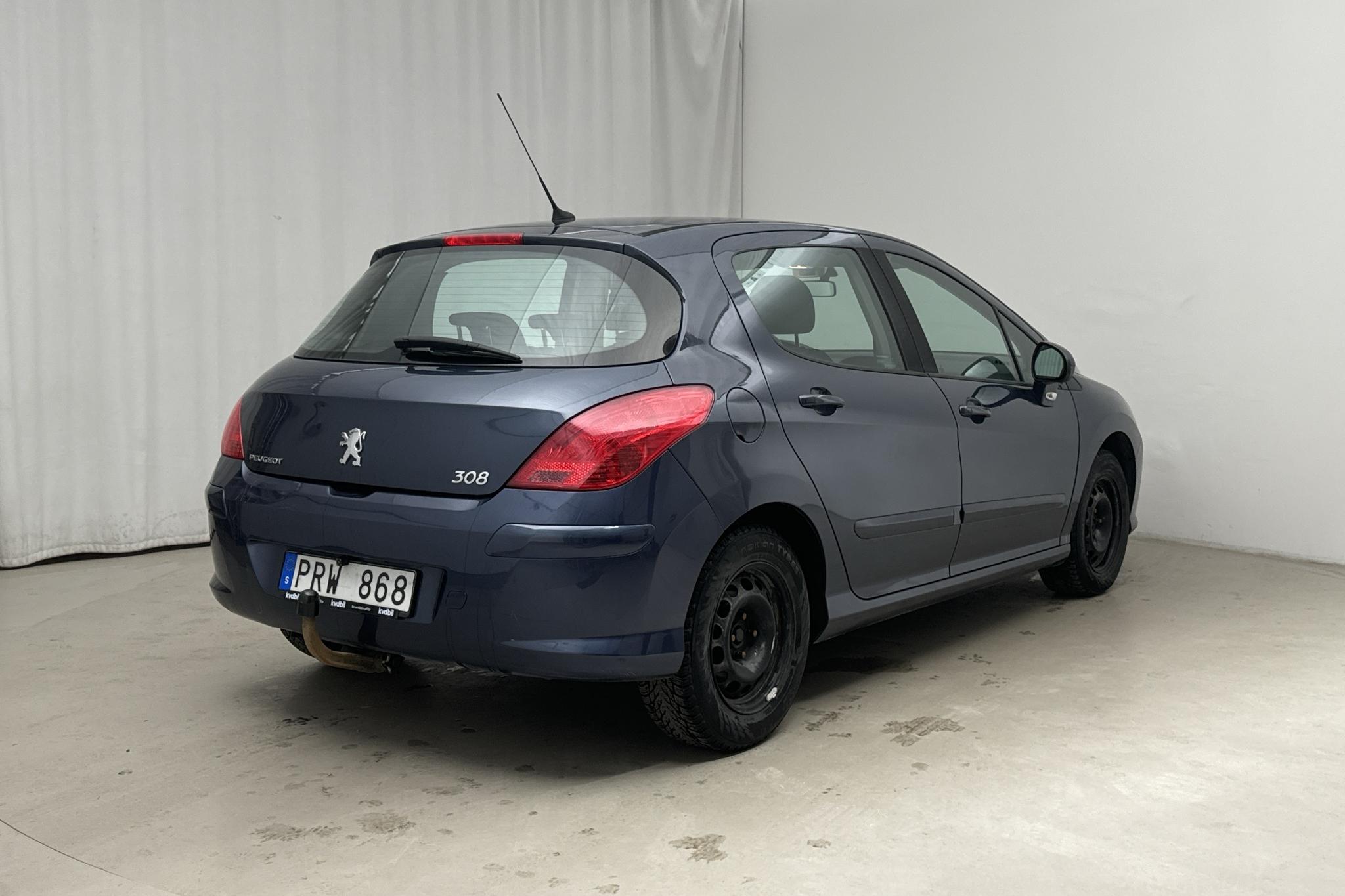 Peugeot 308 1.6 Turbo 5dr (150hk) - 157 100 km - Manualna - Dark Blue - 2008