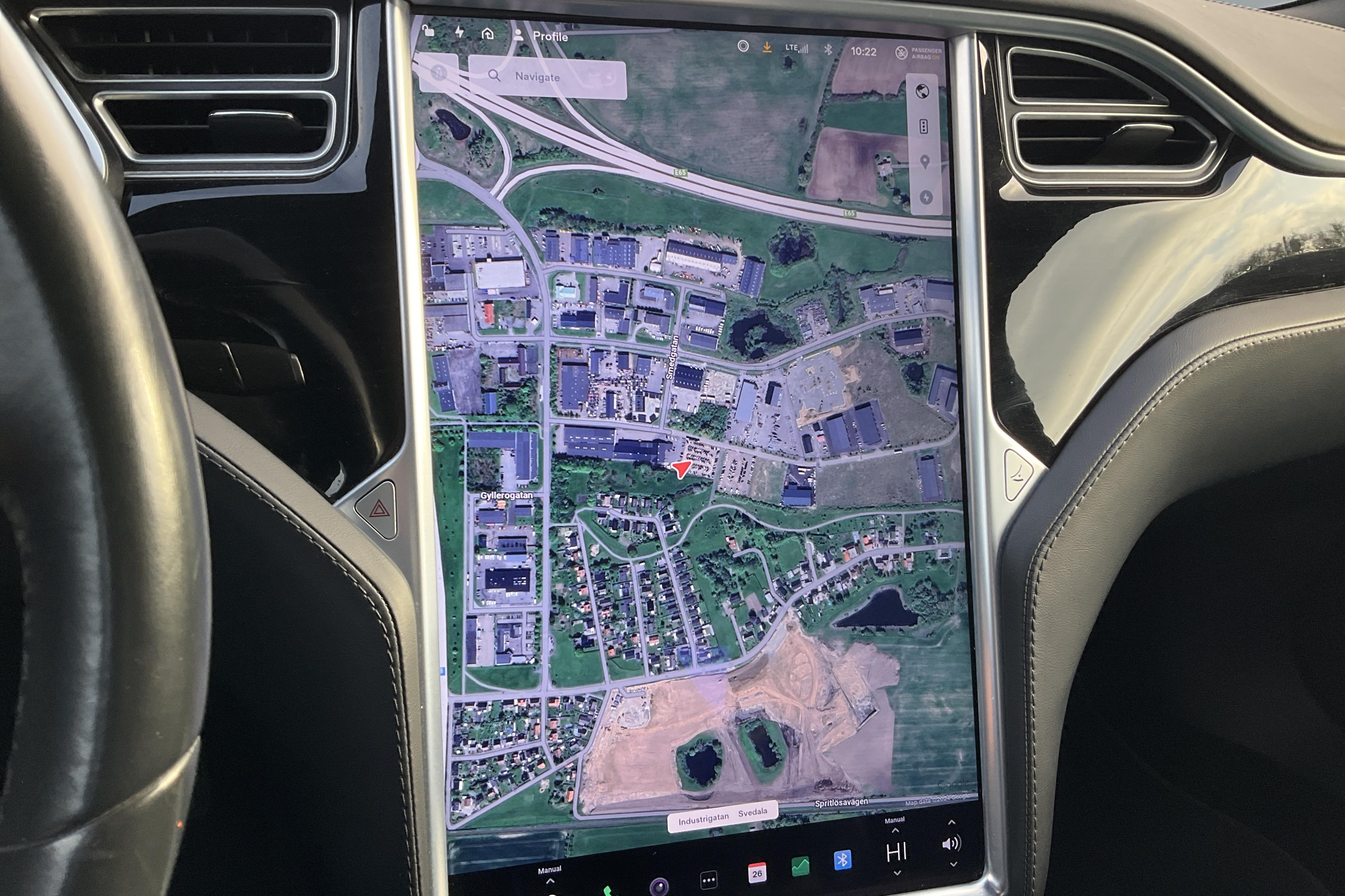 Tesla Model S 75D - 176 560 km - Automatyczna - szary - 2018