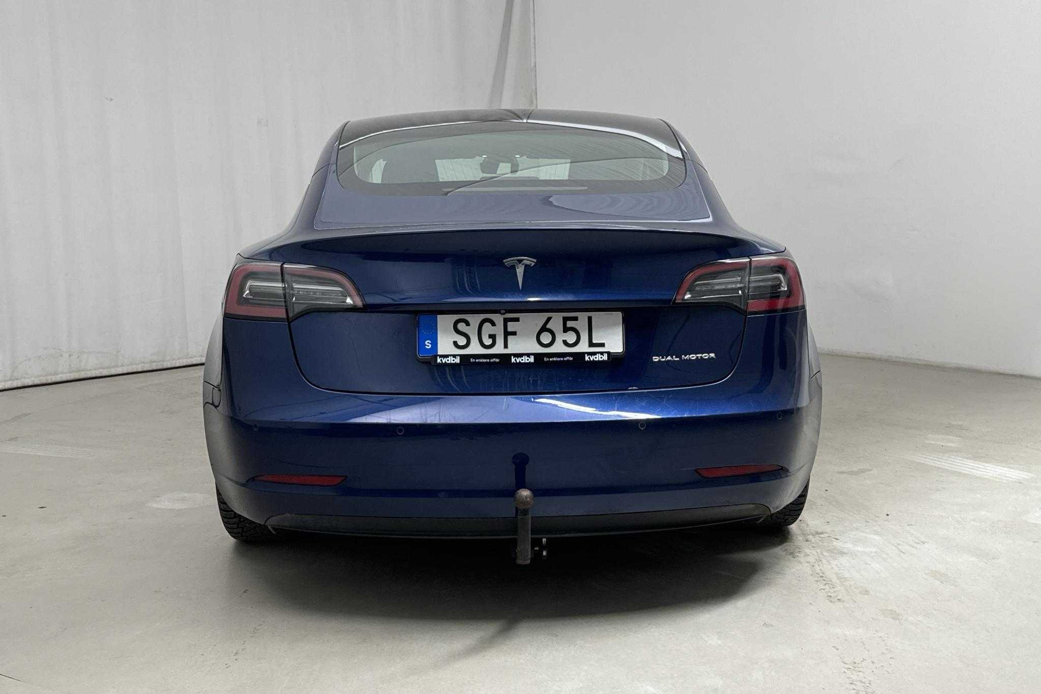 Tesla Model 3 Long Range Dual Motor AWD - 20 420 mil - Automat - blå - 2019