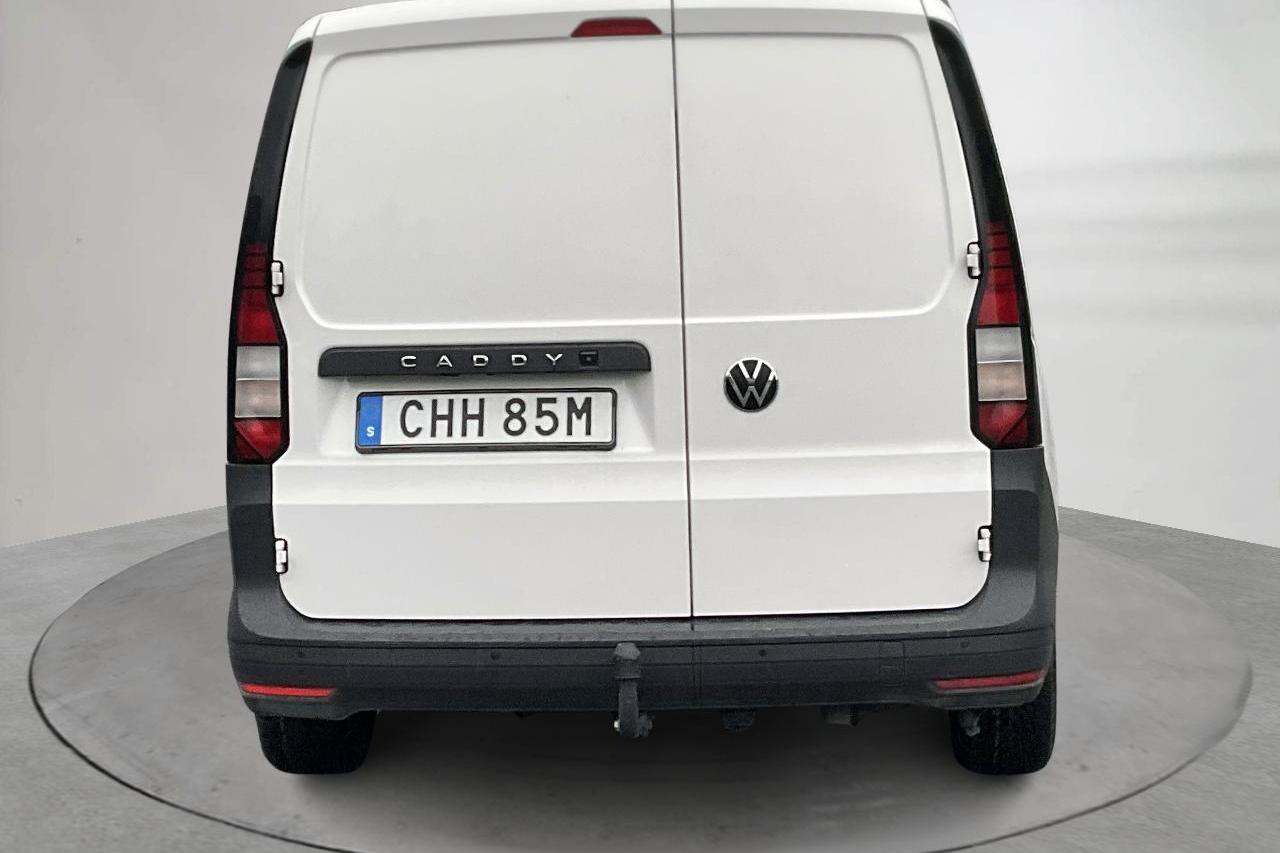 VW Caddy Cargo 2.0 TDI Skåp (122hk) - 145 800 km - Automatyczna - biały - 2021