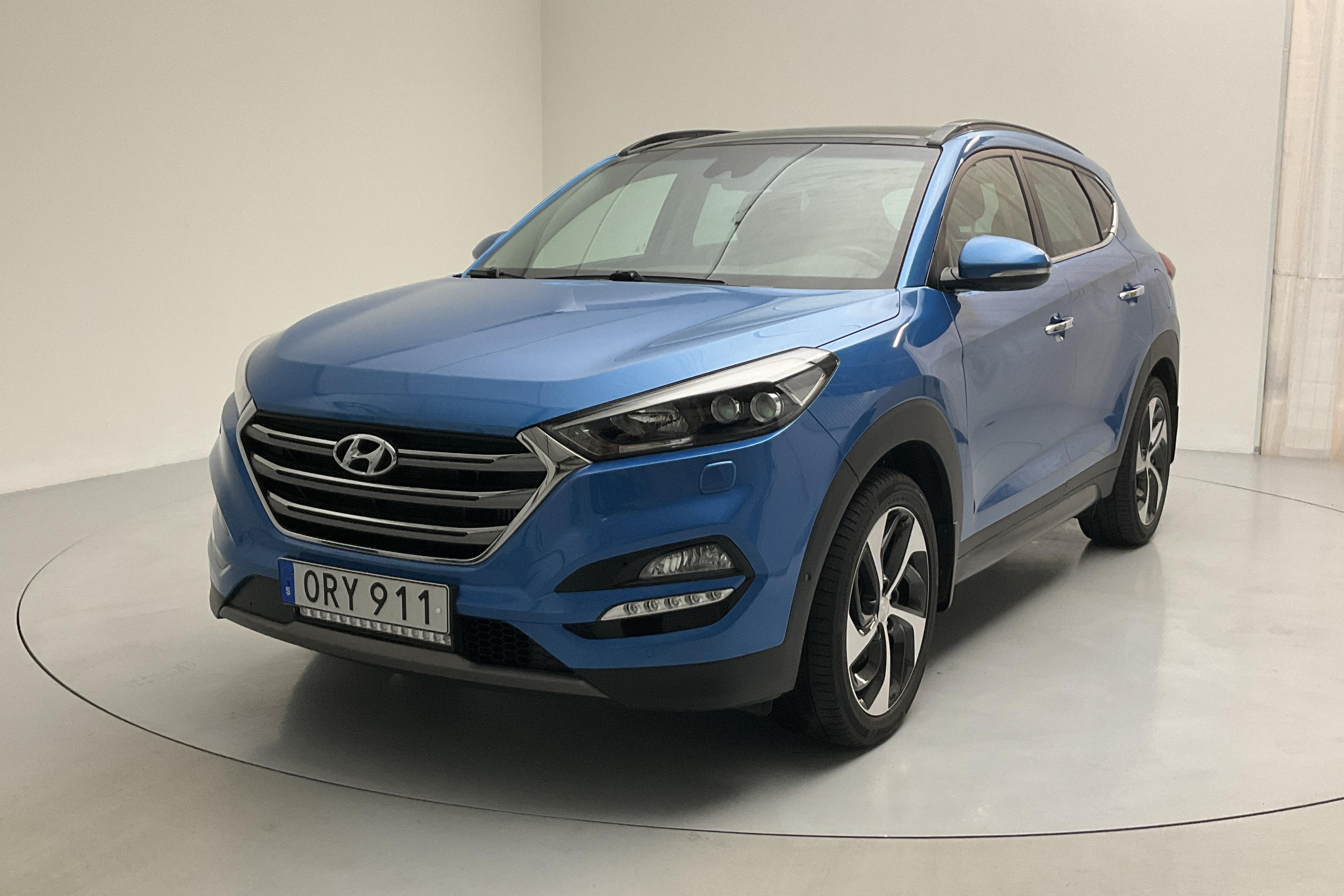 Hyundai Tucson 1.6 T-GDI 4WD (177hk) - 36 540 km - Automatic - Light Blue - 2016