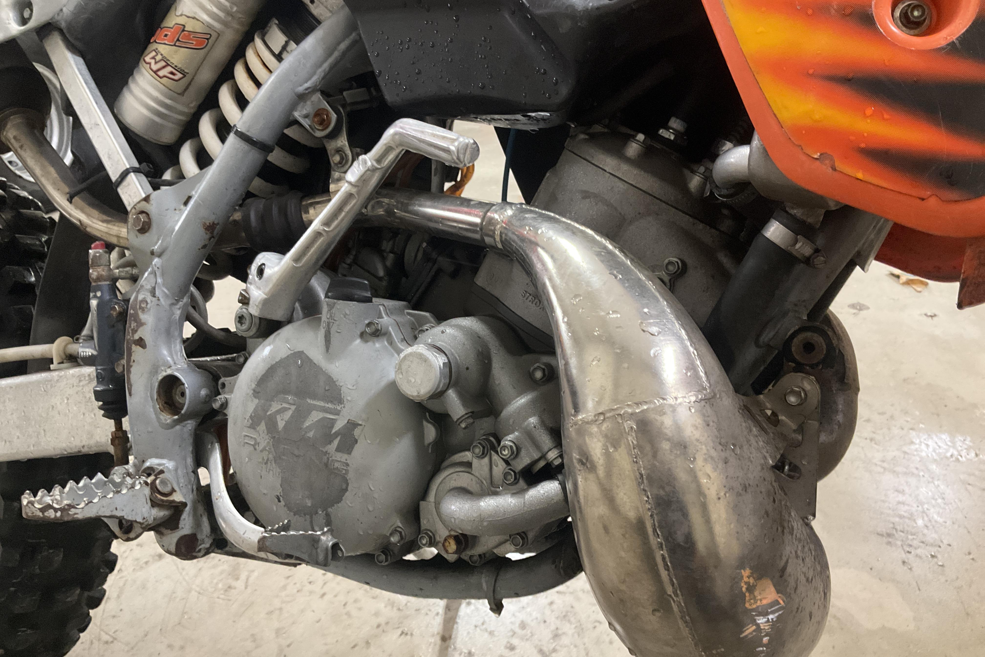 KTM 200 EXC Motorcykel Reparationsobjekt/reservdelsenhet - 0 km - Manual - 1999