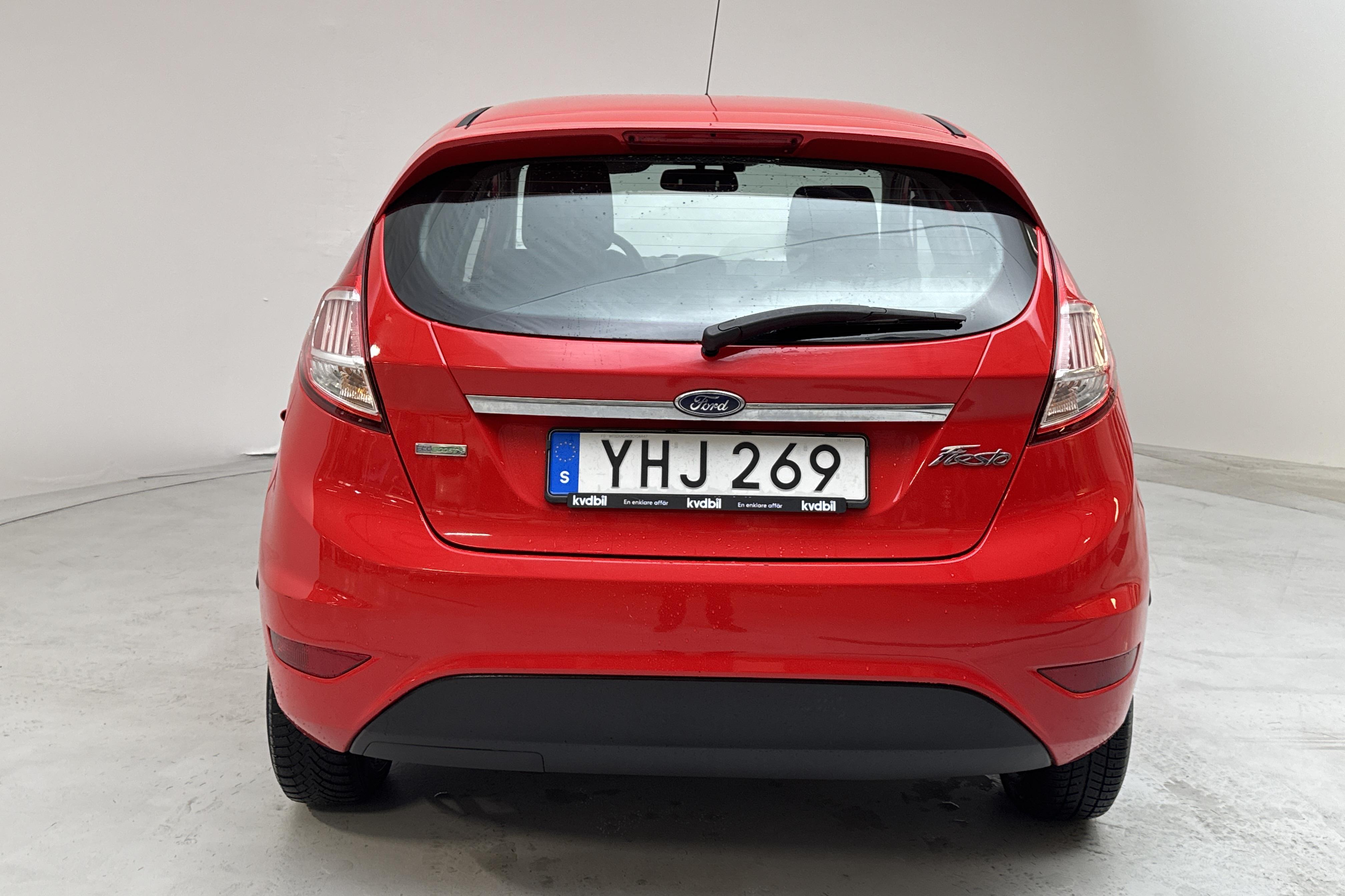 Ford Fiesta 1.0T EcoBoost 5dr (100hk) - 88 430 km - Käsitsi - punane - 2017